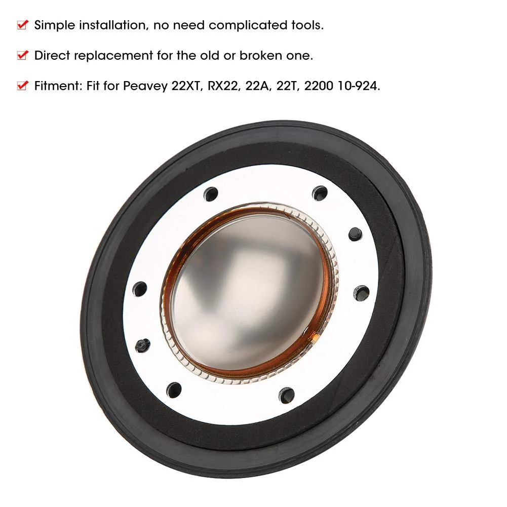 Tweeter Diaphragm, Tweeter Diaphragm 10-924 Replacement Speaker Accessories Fit for Peavey 22XT RX22 22A 22T - Image 3