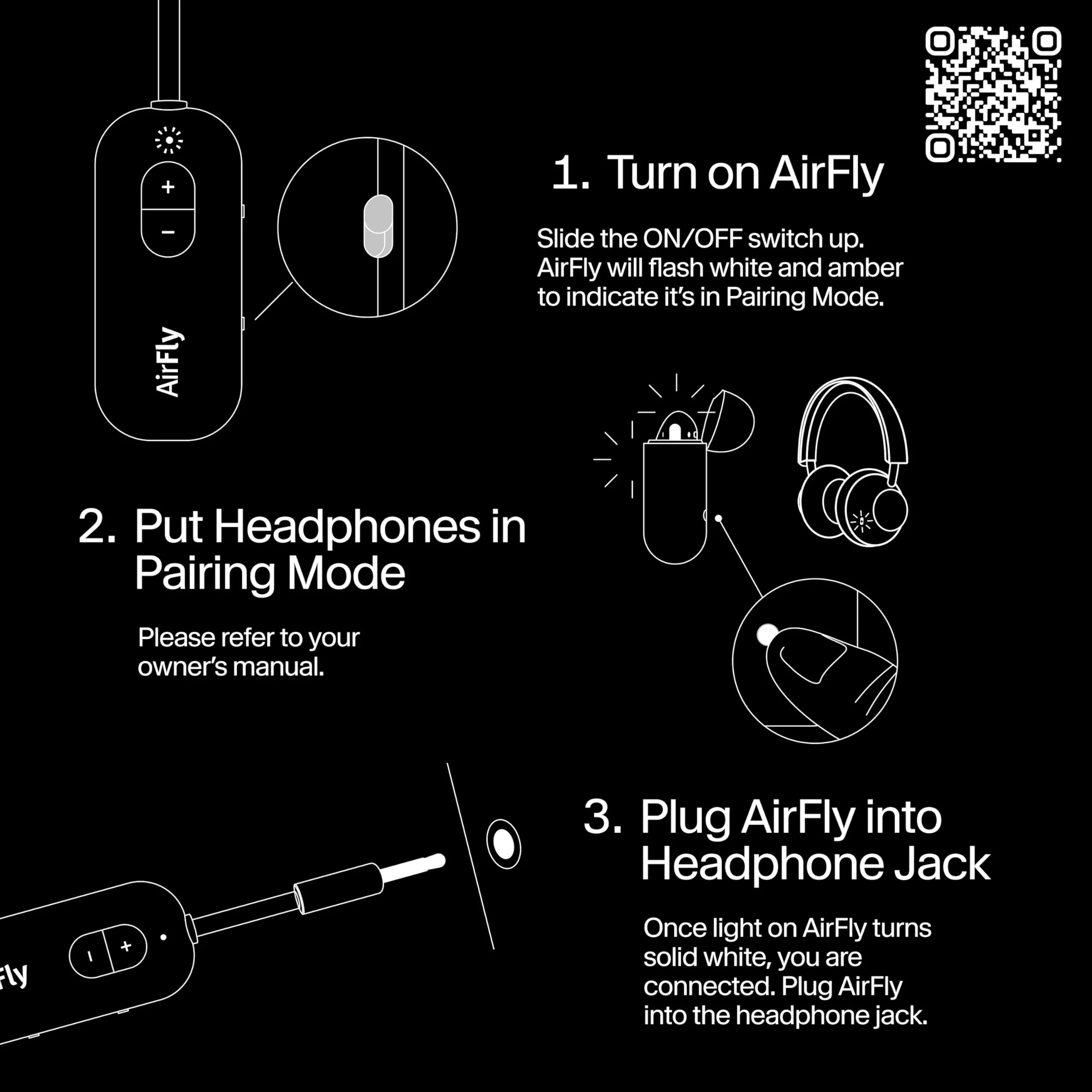 Twelve South AirFly SE | Bluetooth Wireless Audio Transmitter Adapter for AirPods/Headphones, 20+ Hr Battery, Works with 3.5mm aux Jacks on Airplanes, TVs, Gym Equipment, and Travel White - Image 10