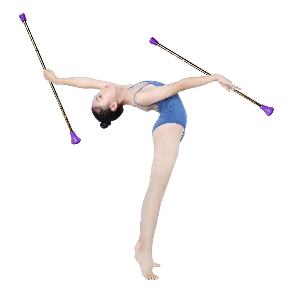 Twirling Baton 21 Inches Marching Baton Spinning Dance Baton Metal Gymnastics Parade Stick for Child in Majorette - Image 3