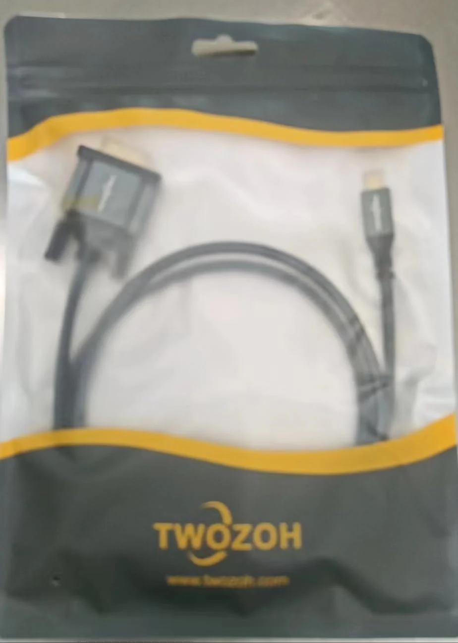 Twozoh Micro HDMI to VGA Cable 3.3FT, Gold-Plated & Braided Micro HDMI VGA (Male to Male) Support 1080P 720p Compatible with Laptop, Projector, HDTV - Image 6
