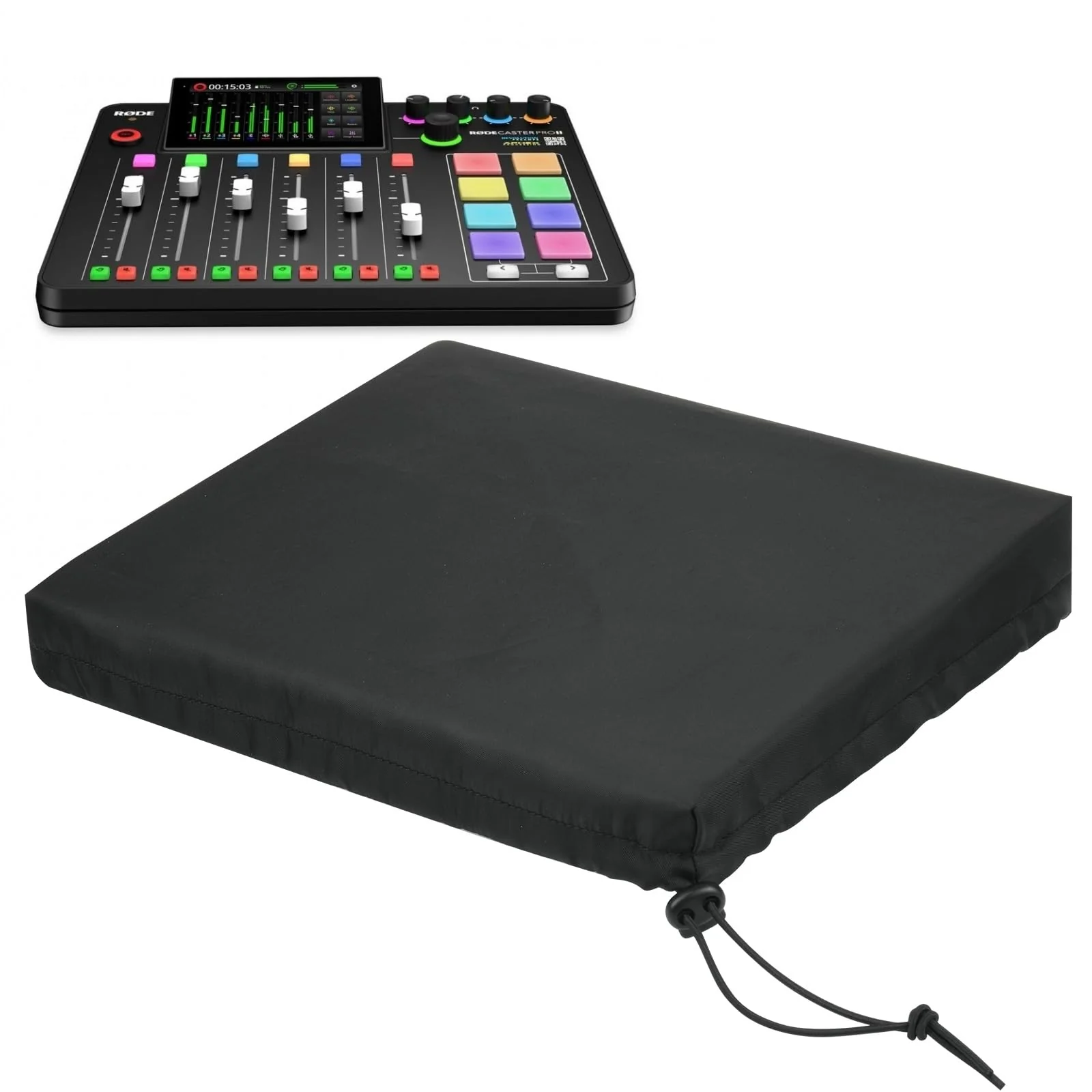 TXEsign Dust Cover Compatible with RØDE RØDECaster Pro II Production Solution, Nylon Audio Console Mixer Case Interface Dust Cover