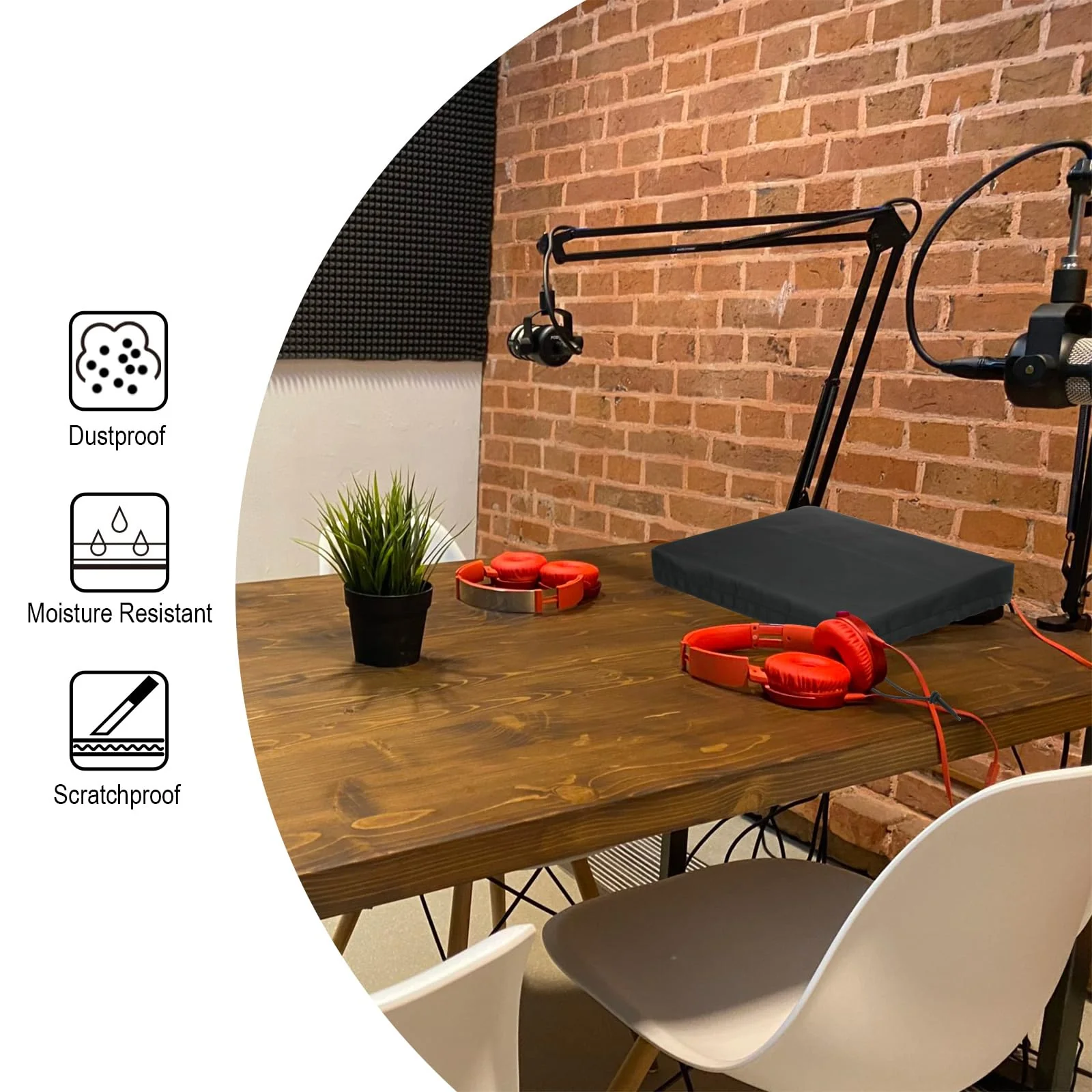 TXEsign Dust Cover Compatible with RØDE RØDECaster Pro II Production Solution, Nylon Audio Console Mixer Case Interface Dust Cover - Image 4