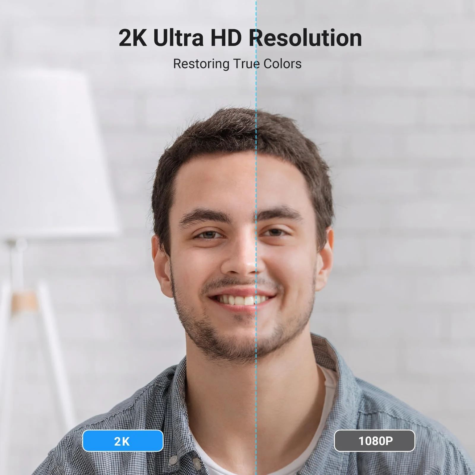 UGREEN 2K Webcam, Webcam for PC Ultra HD 1080P Computer Camera with Microphone, PC Camera with Privacy Cover, USB Web Camera for Streaming, Conferencing, Video Calling, Zoom, Skype, Teams, Facetime - Image 2