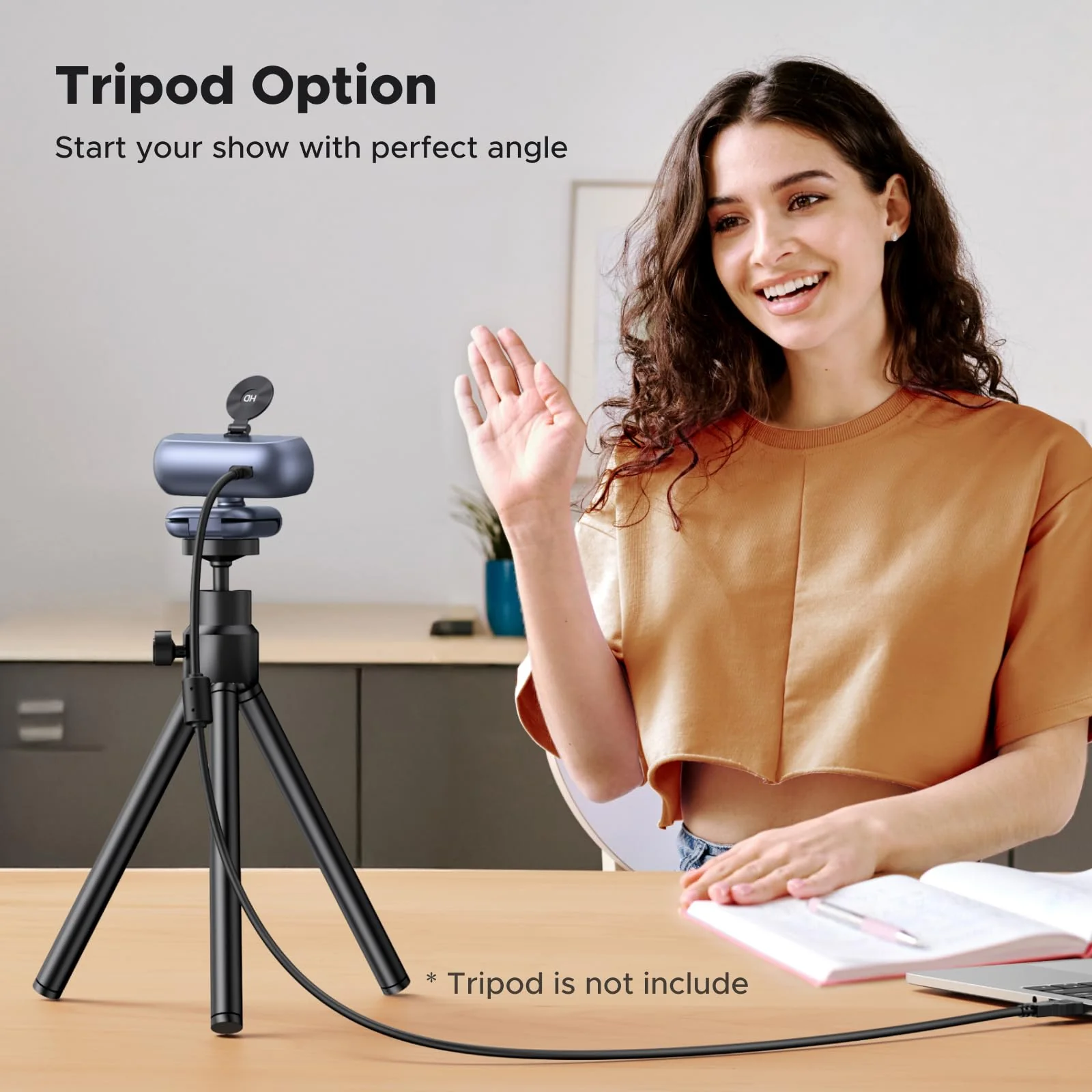 UGREEN 2K Webcam, Webcam for PC Ultra HD 1080P Computer Camera with Microphone, PC Camera with Privacy Cover, USB Web Camera for Streaming, Conferencing, Video Calling, Zoom, Skype, Teams, Facetime - Image 8