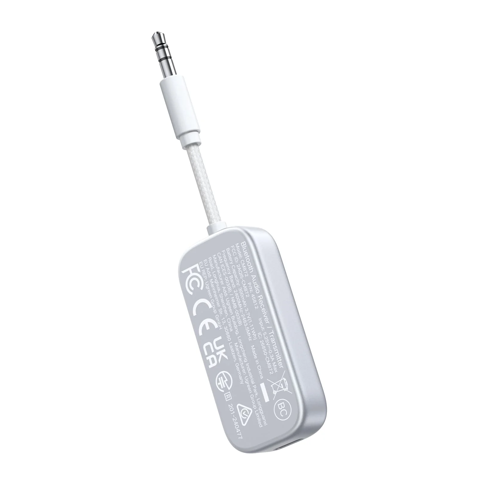 UGREEN Airplane Bluetooth 5.4 Transmitter Receiver for 2 Airpods or Headphones, Airplane Travel Essentials 2-in-1 Wireless Bluetooth Adapter, 3.5MM AUX Jack Adapter on Flight, TV, Car Stereo - Image 9