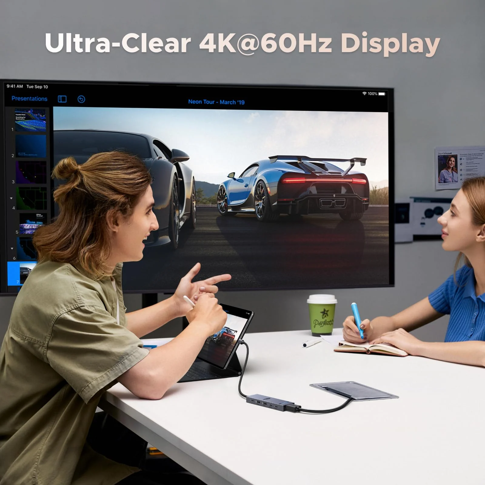 UGREEN Revodok Pro USB-C Hub 6 in 1 10Gbps USB C 3.2 & USB-A 3.2 4K 60Hz HDMI, 100W Power Delivery for MacBook Pro/Air, iPad Pro, Thinkpad Rog Ally and More. - Image 3