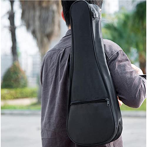 Ukulele Case, Black Ukulele Bag for 21 23 26 Inch Ukulele, Waterproof Durable Ukulele Padded Bag with Adjustable Straps for Concert, Soprano, Tenor (23in) 23in - Image 7