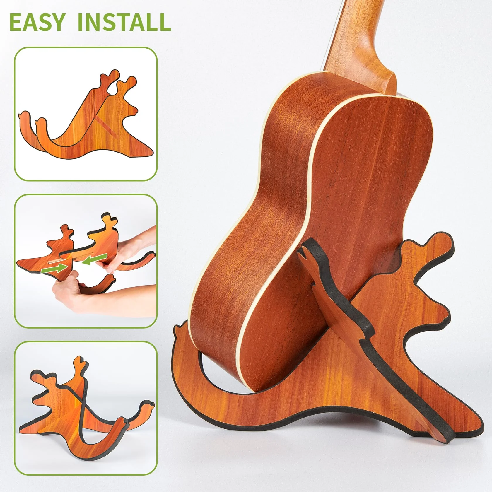 Ukulele Stand Instrument Stand - Ukelele Holder Accessory for Alto Soprano Concert Tenor, Mandolin,Violin and Banjo - Image 6