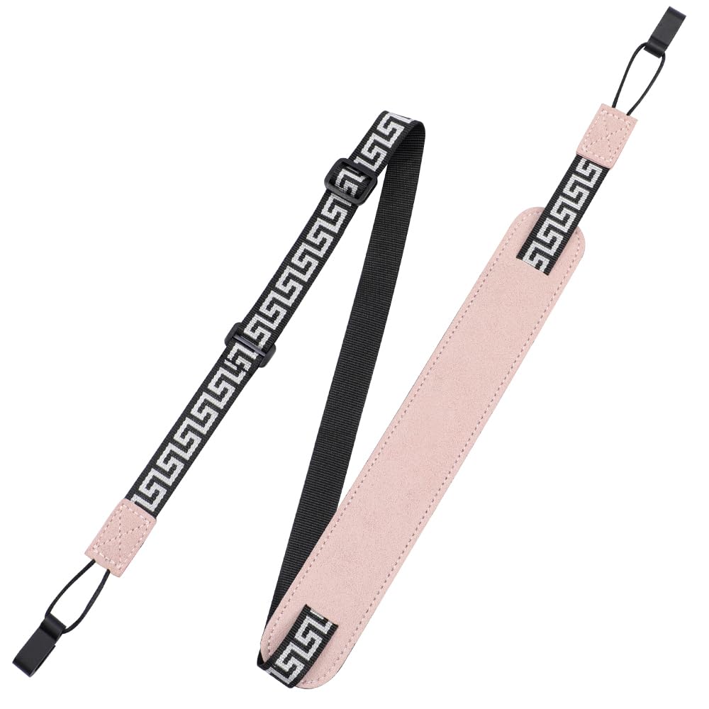 Ukulele Strap No Drill, IHOBOR Fashion Style Double J Hook Ukelele Shoulder Strap, Hawaiian Premium Woven Clip on Ukulele Strap, Easy to Use and Fit Most Standard Uke Sizes - Image 6