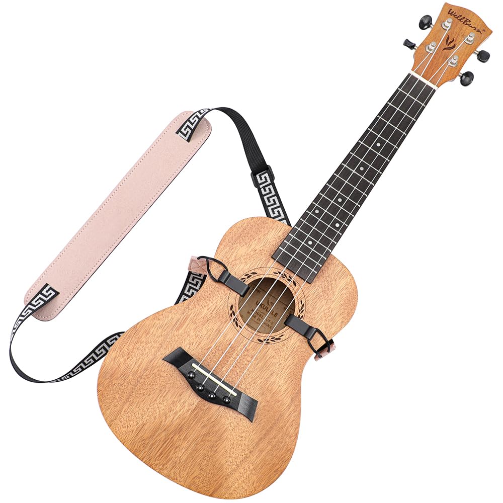 Ukulele Strap No Drill, IHOBOR Fashion Style Double J Hook Ukelele Shoulder Strap, Hawaiian Premium Woven Clip on Ukulele Strap, Easy to Use and Fit Most Standard Uke Sizes - Image 7