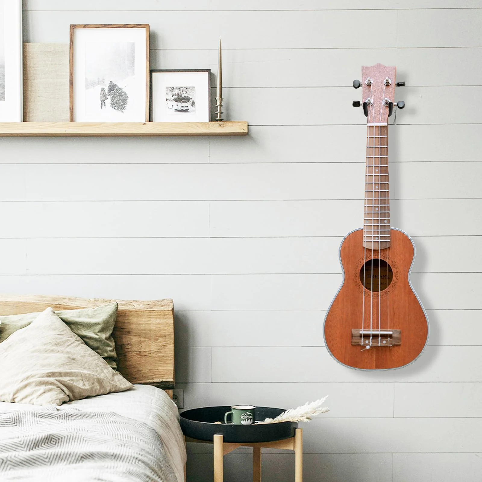 Ukulele Wall Mount,Ukulele Hanger Ukelele Stand Wall Hook for Mandolin Ukele Soprano Tenor and Baritone - Image 7