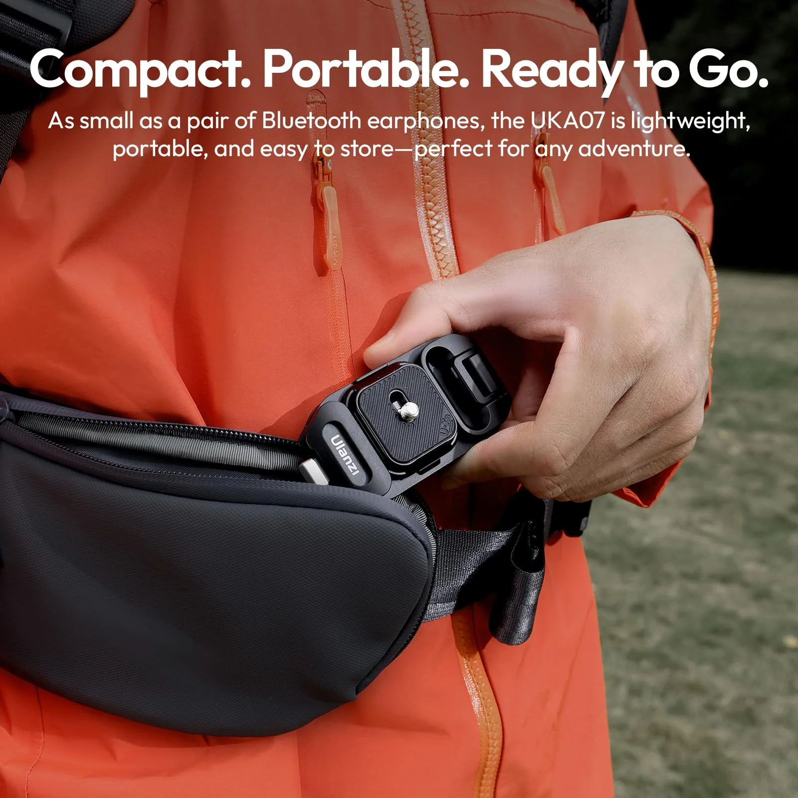 ULANZI Camera Backpack Strap Clip,w Plate Quick Release System, Compatible w Uka QR Plates, for Sony, Nikon, Fuji, DSLR Action Cam Mount, Bearable Load up to 10kg【Not Compatible w F38/Arca System】 - Image 8