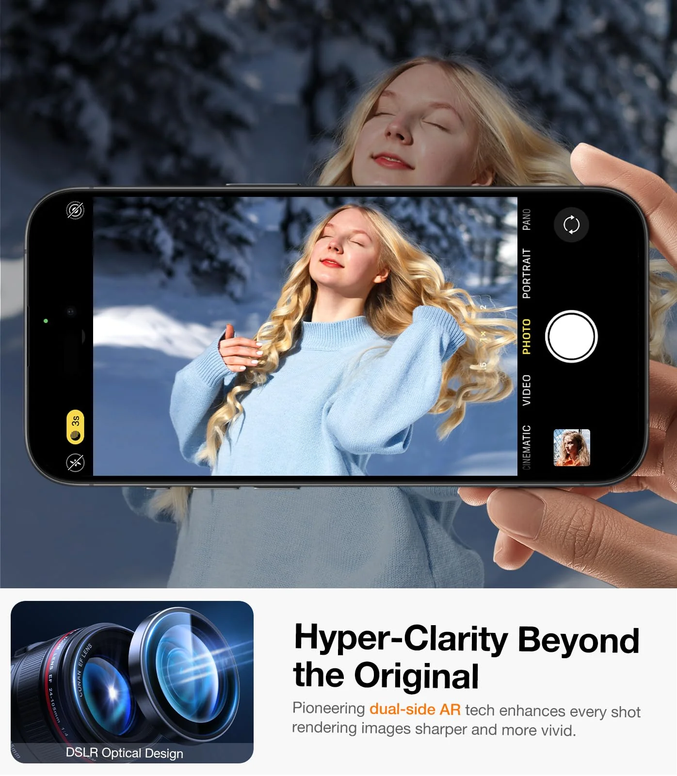 UltraGlass for iPhone 16 Pro Max/16 Pro Camera Lens Protector [NO.1 Military Grade Shatterproof] iPhone 16 Pro Max Camera Protector, 16 Pro Lens Cover [Longest Durable] Easy Install, Black Titanium iPhone 16 Pro, 16 Pro Max - Image 6