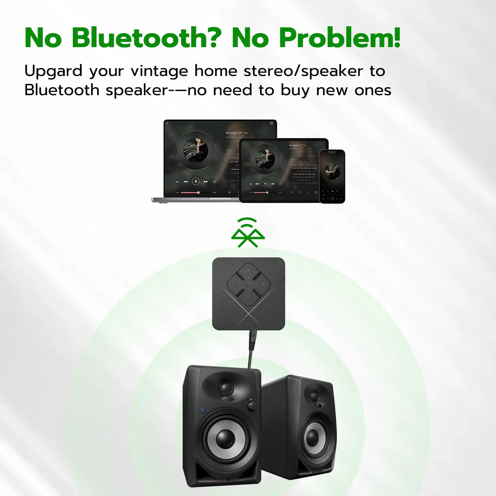 Ultrbeka 2026 Bluetooth 6.0 Receiver for Home Stereo with 3.5mm/RCA, Bluetooth Adapter for Stereo Receiver, Amplifier, Speaker, HiFi Black - Image 3