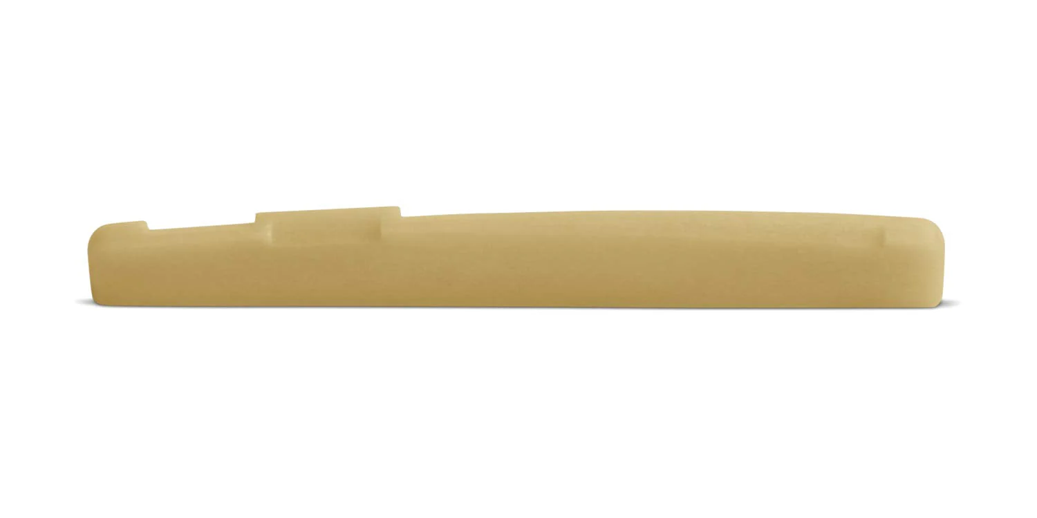 Unbleached Bone Saddle – Fits Many Post-2000 Epiphone® Guitars – 10 mm Height - Image 2