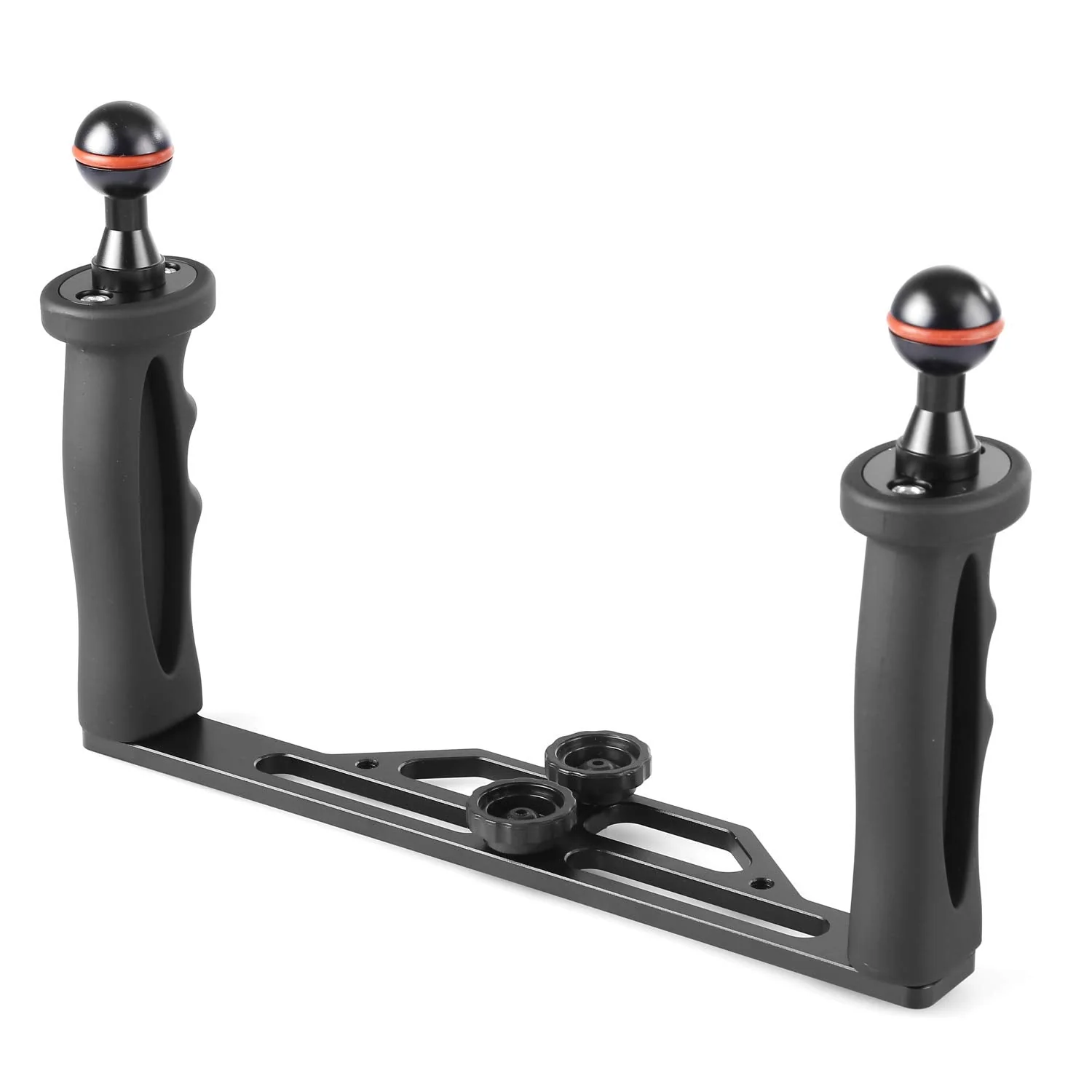 Underwater Video Light Stabilizer Tray, Lightweight Aluminium Tray for GoPro OSMO and Any Other Camera with 1/4 inch Screw Hole B Version - Image 3