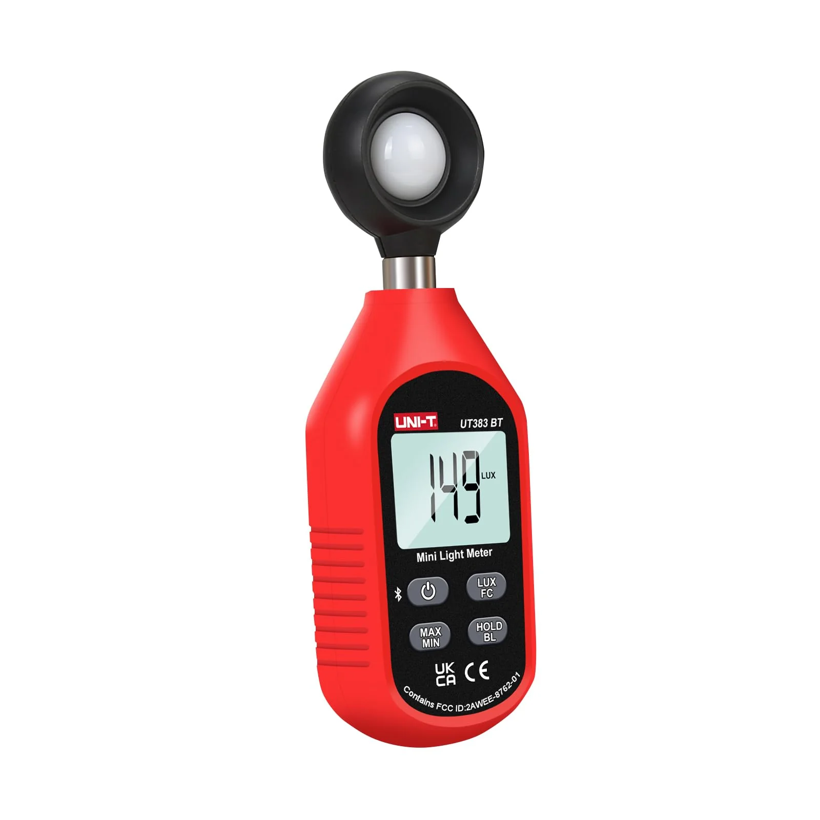 UNI-T Light Meter UT383BT Lux Meter Lumens Digital Illuminance Meter 0~199900 Lux (0~18500 FC) Foot Candles Luxmeter for Film Photography Plants Photometer Lighting Intensity Brightness Measurement - Image 6