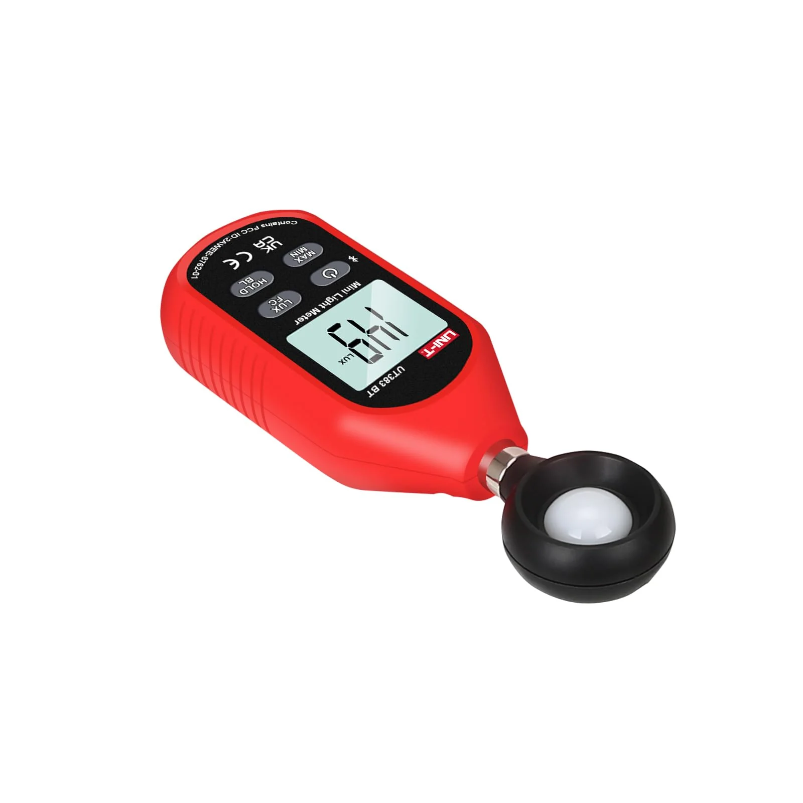 UNI-T Light Meter UT383BT Lux Meter Lumens Digital Illuminance Meter 0~199900 Lux (0~18500 FC) Foot Candles Luxmeter for Film Photography Plants Photometer Lighting Intensity Brightness Measurement - Image 7