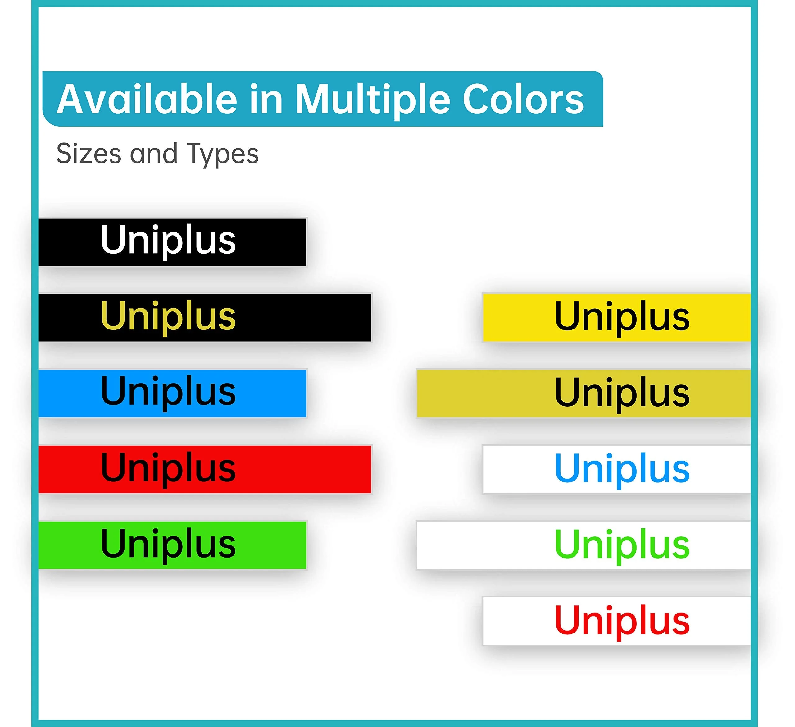 UniPlus 3 x Compatible Heat Shrink Tube Replacement for Brother Hse-231 Hse231 Label Tape for Brother PT H500 E300VP E500 E550WVP P750WVP P700 E30011, 11.7 mm x 1.5 m, Black on White 11.7mm - Image 7