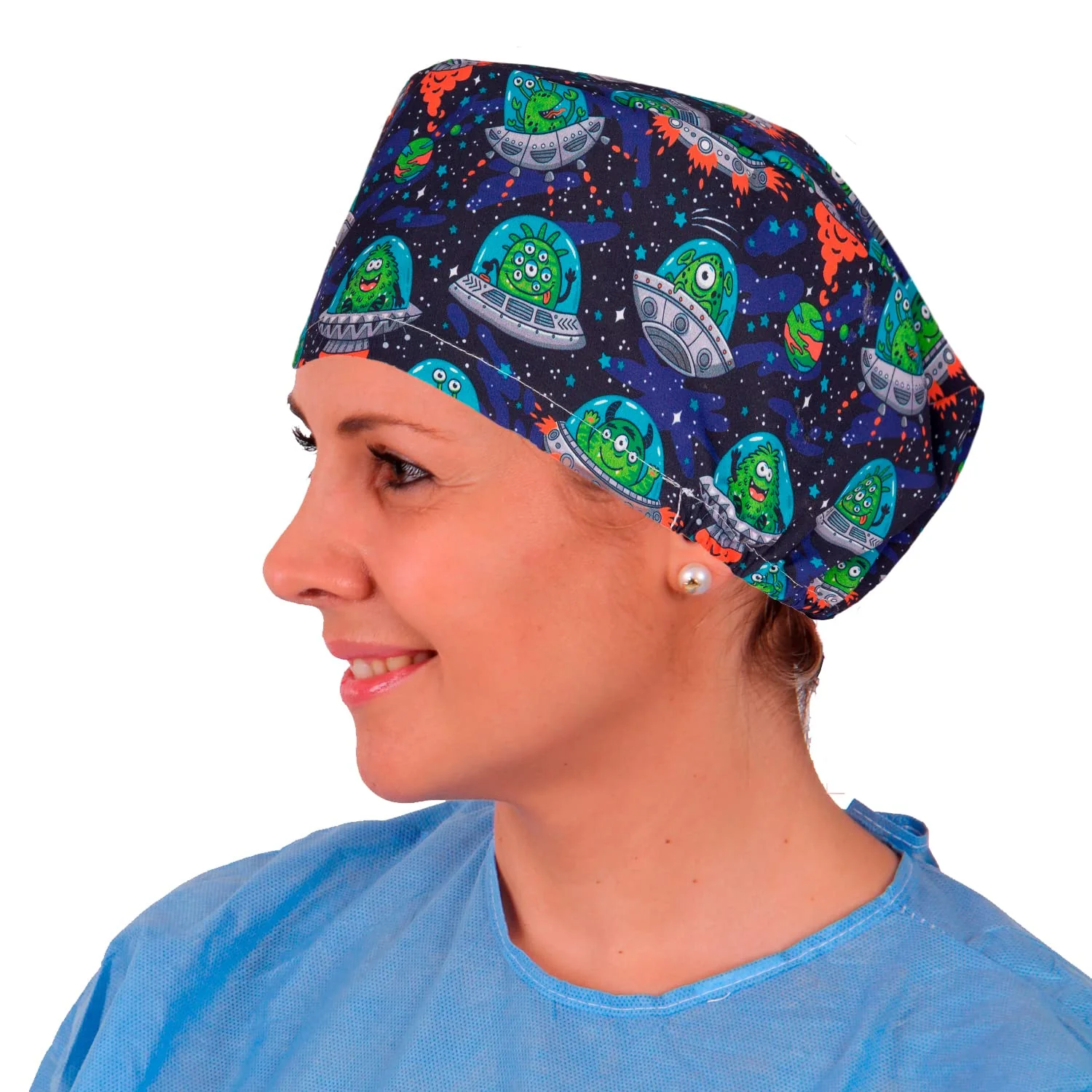 Unisex Surgical Caps - UFO - Image 2