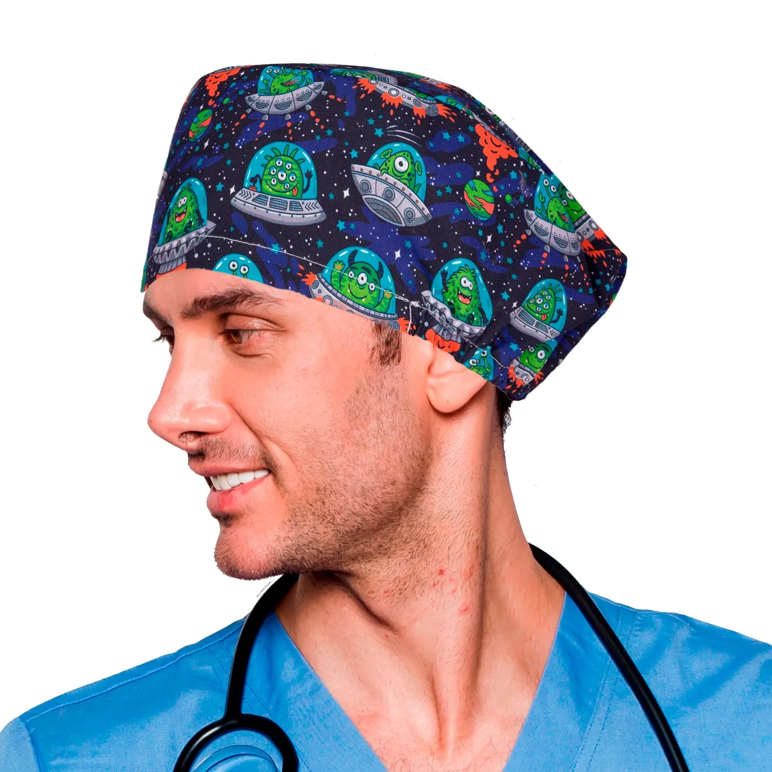 Unisex Surgical Caps - UFO - Image 4