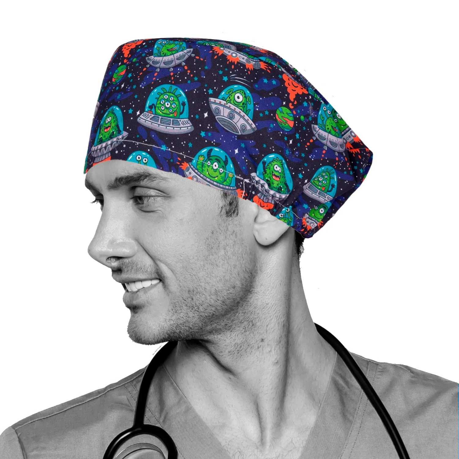 Unisex Surgical Caps - UFO - Image 5