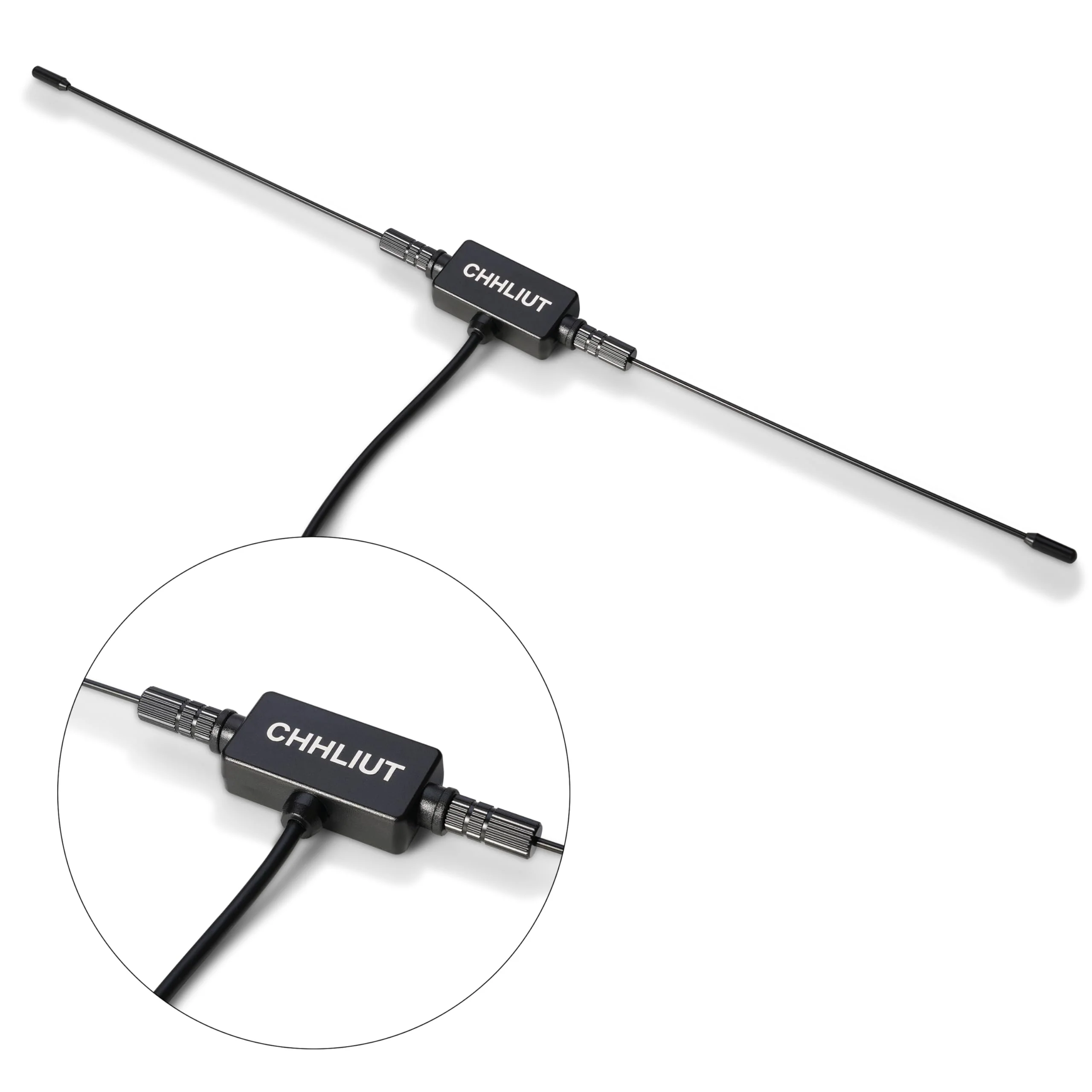 Universal FM Radio Dipole Antenna, 75 Ohm, 16ft, Screw F Male Plug for Home AV Audio Stereo Receiver Indoor - Image 3