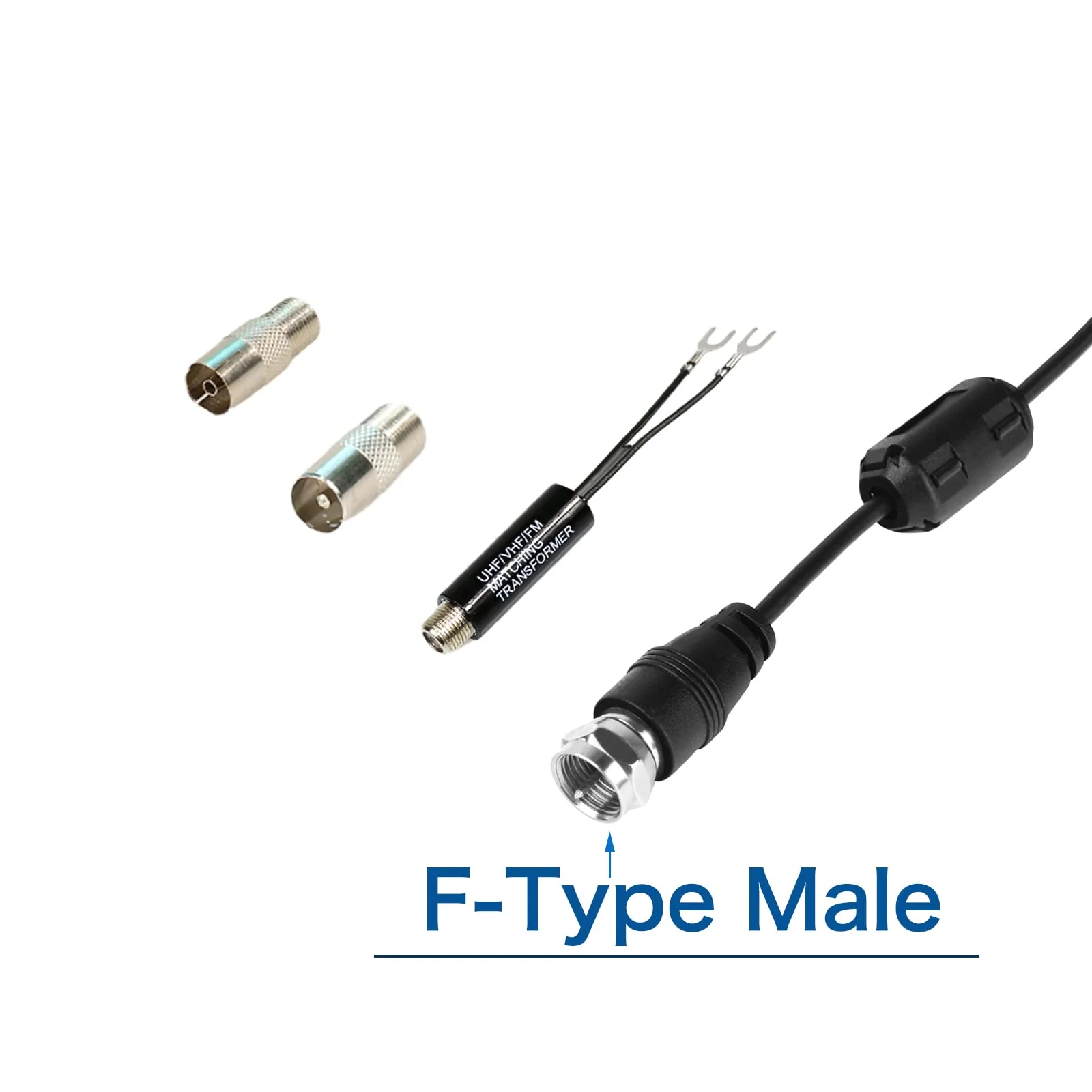 Universal FM Radio Dipole Antenna Screw F Male Plug for Home AV Audio Stereo Receiver Indoor 75 Ohm 16ft - Image 9