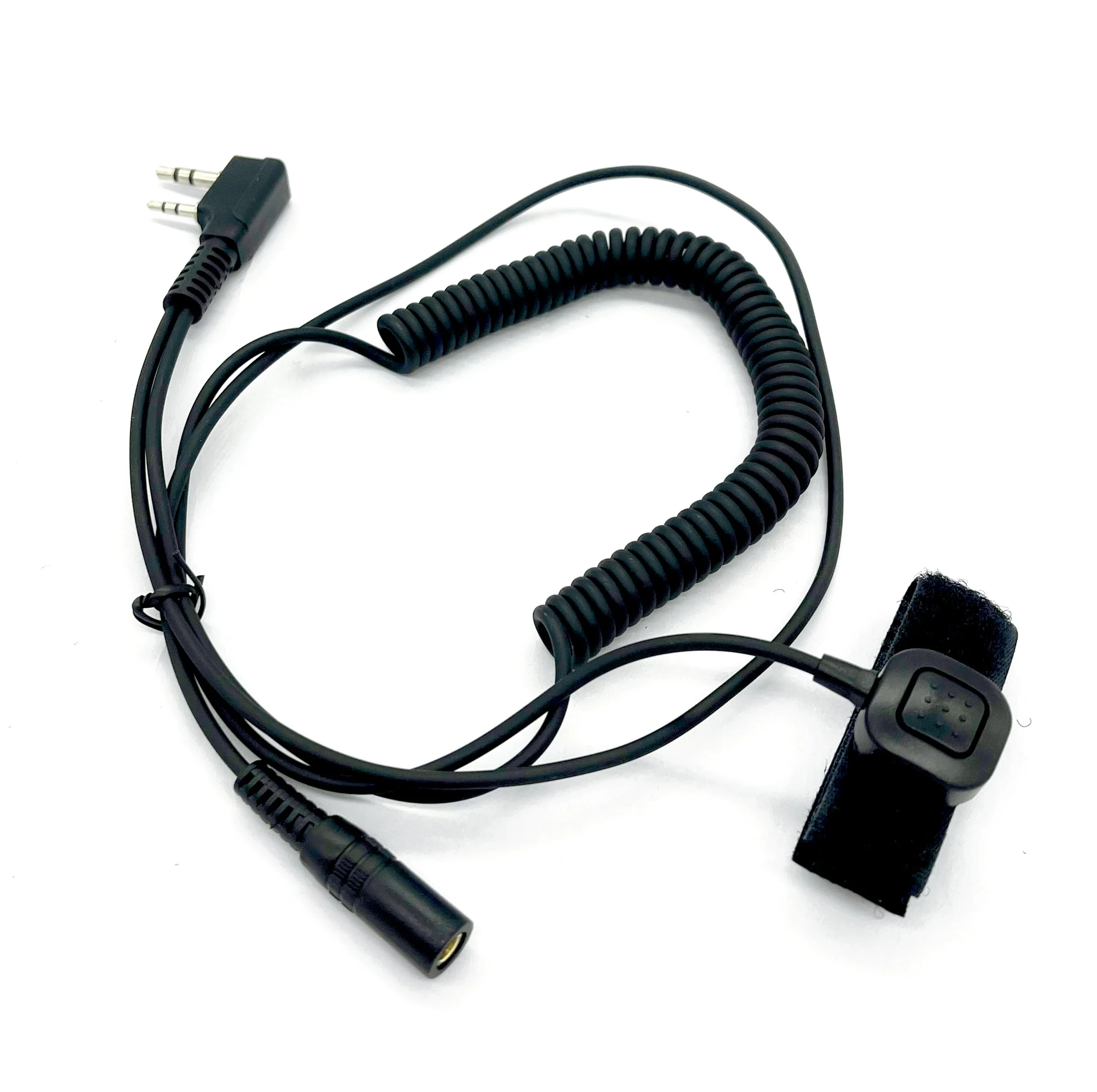 Universal K1 to 3.5mm Push-to-Talk Audio Adapter with One-touch PTT Button for Baofeng UV-5R UV-82 UV-82HP BF-888S BF-F8HP AR-152 Arcshell AR-5 &3.5mm Headsets with in-Line Mics - Image 6