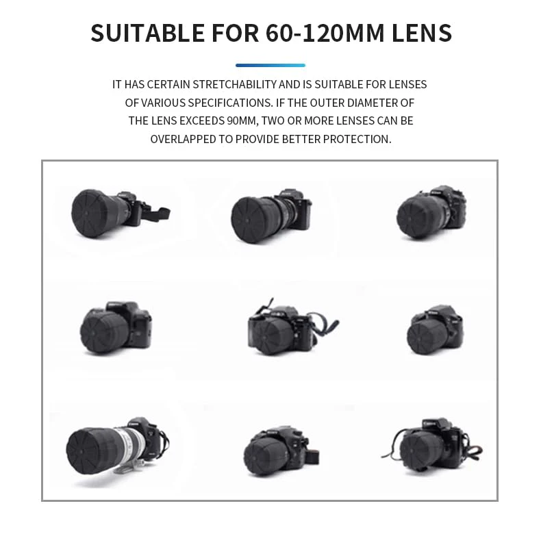 Universal Lens Cap - Fits 99% DSLR Lenses, Element Proof, Lifetime Coverage, Single TH-002 1 PCS - Image 4