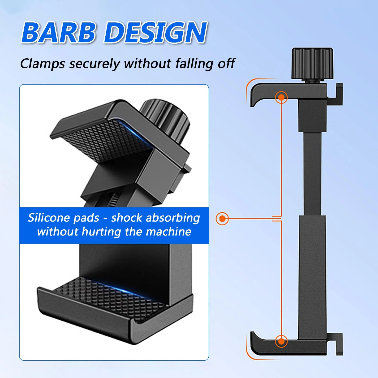 Universal Rearview Mirror Dash Cam Mount - High - Strength, Tool - Free, Adjustable Size - Image 3