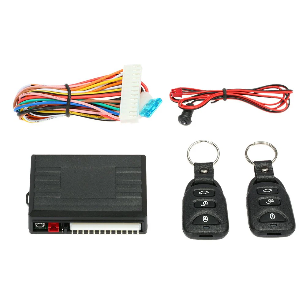 Universal Remote Central Control Box Kit Car Door Lock Keyless Entry System with Trunk Release Button - Image 3