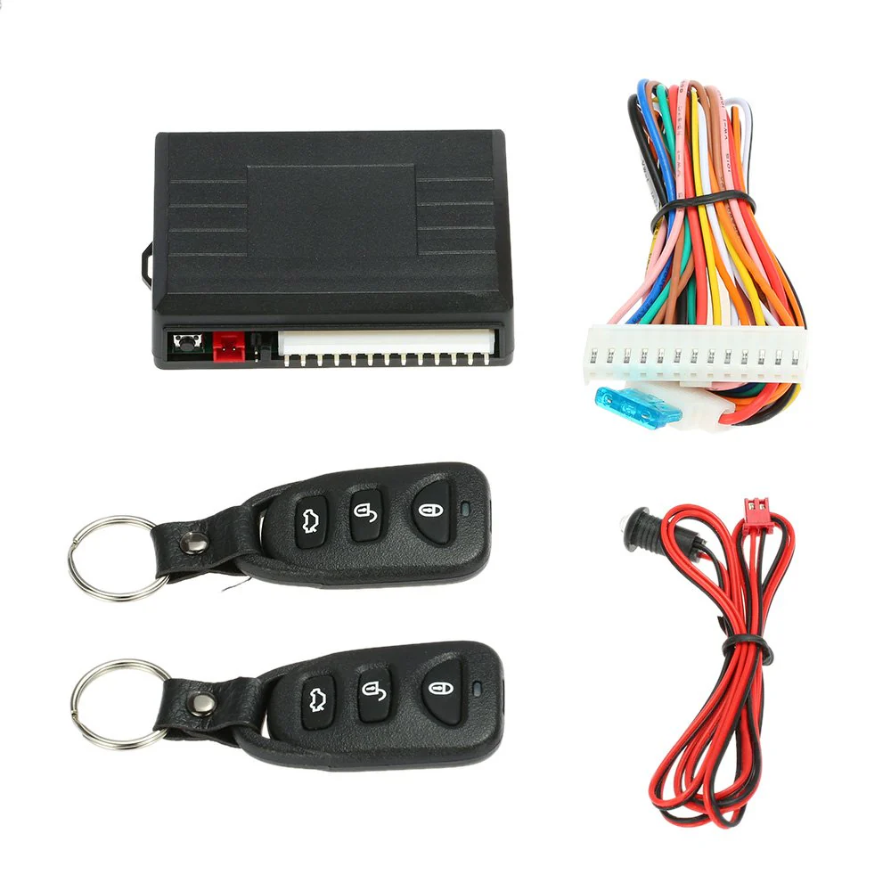 Universal Remote Central Control Box Kit Car Door Lock Keyless Entry System with Trunk Release Button - Image 4
