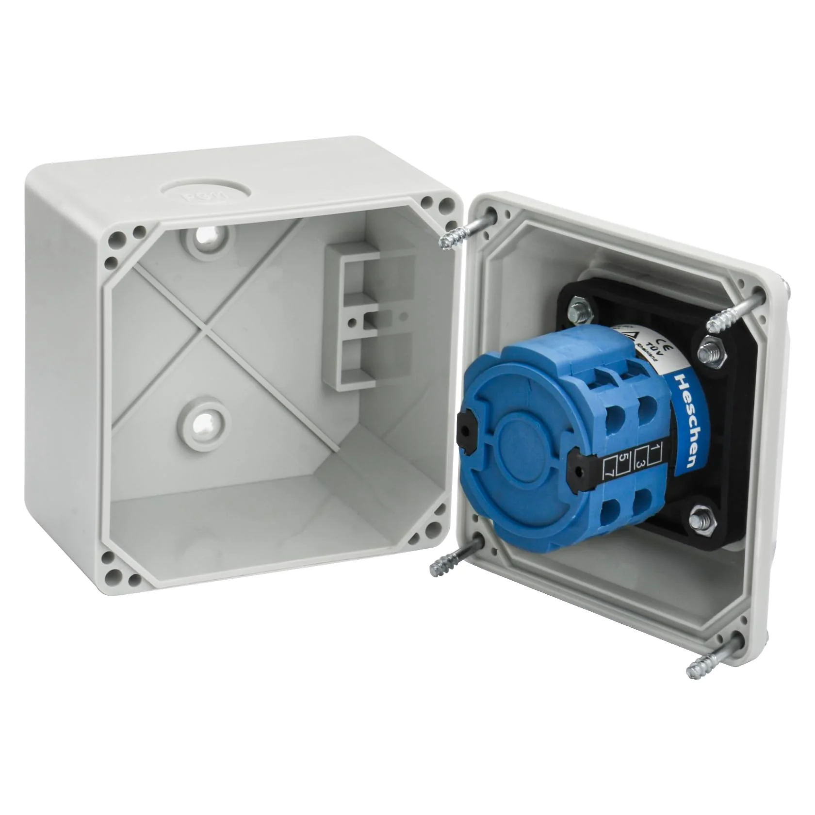 Universal Rotary Cam Selector Changeover Switch, SZW26-20/D202.2D, 660V 20A, ON-Off-ON, 3 Position 2 Phase 8 Terminals, with Master Switch Exterior Box (Bigger Box) Bigger Box - Image 9