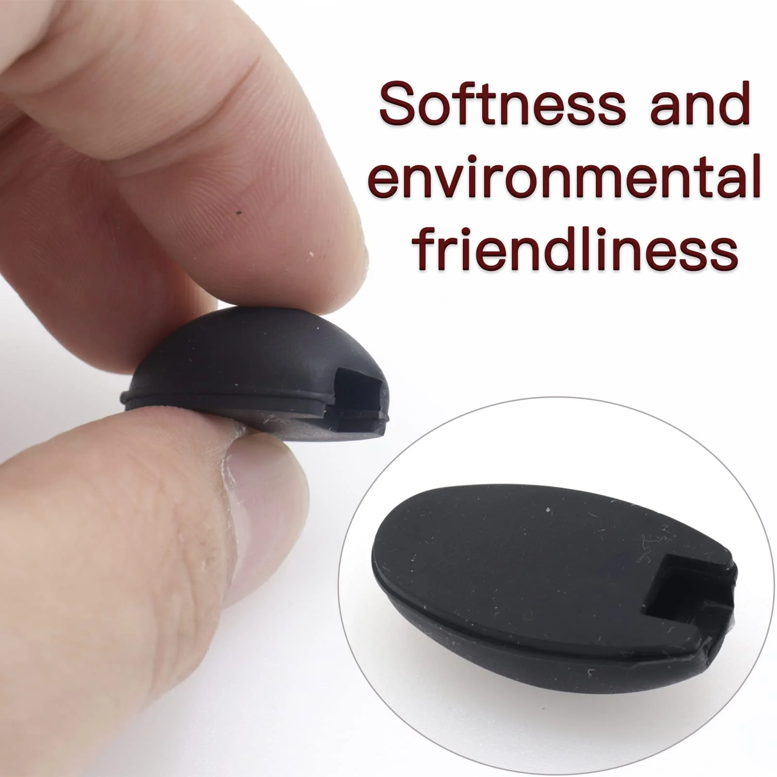 Universal Saxophone Thumb Rest Cushion, Alto Tenor Soprano Sax Thumb Rest Pad, Saxophone Palm Key Risers Pads Finger Rest Pad, Alto Tenor Soprano Saxophone Accessories - Image 5