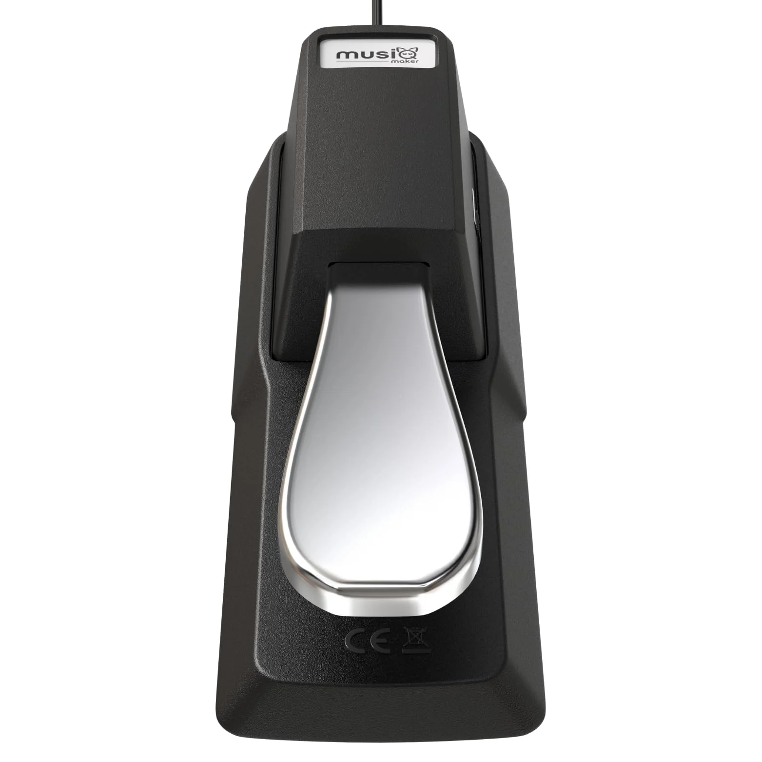 Universal Sustain Pedal for Digital Piano & Electronic Keyboard, Anti-slip Foot Pedal with Polarity Switch - Image 3