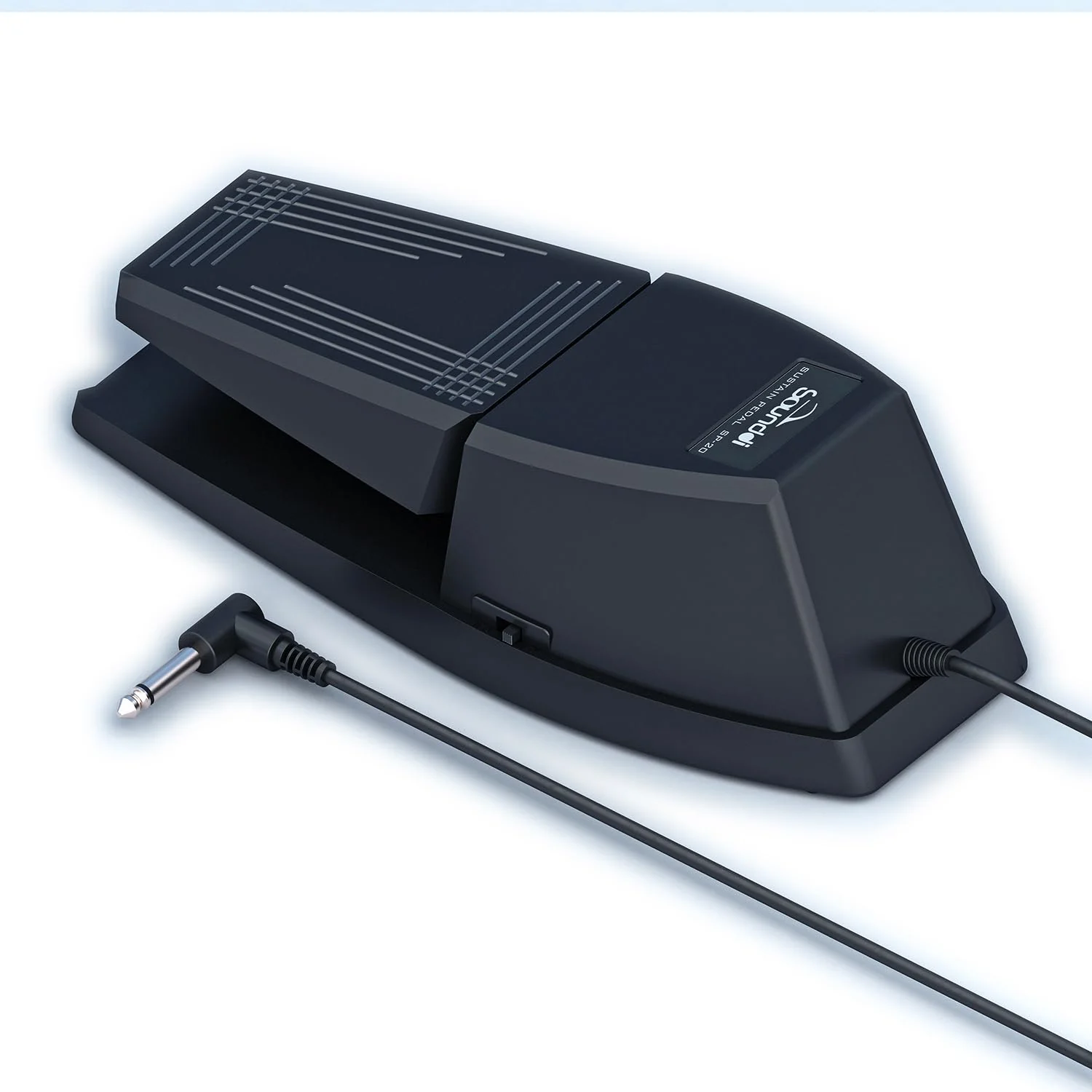 Universal Sustain Pedal for Digital Pianos – Extra-Wide Ergonomic Design with Anti-Slip Silicone Pads, Tilted Comfort Surface & Polarity Switch (Compatible with Yamaha, Roland, Korg, Casio) - Image 2