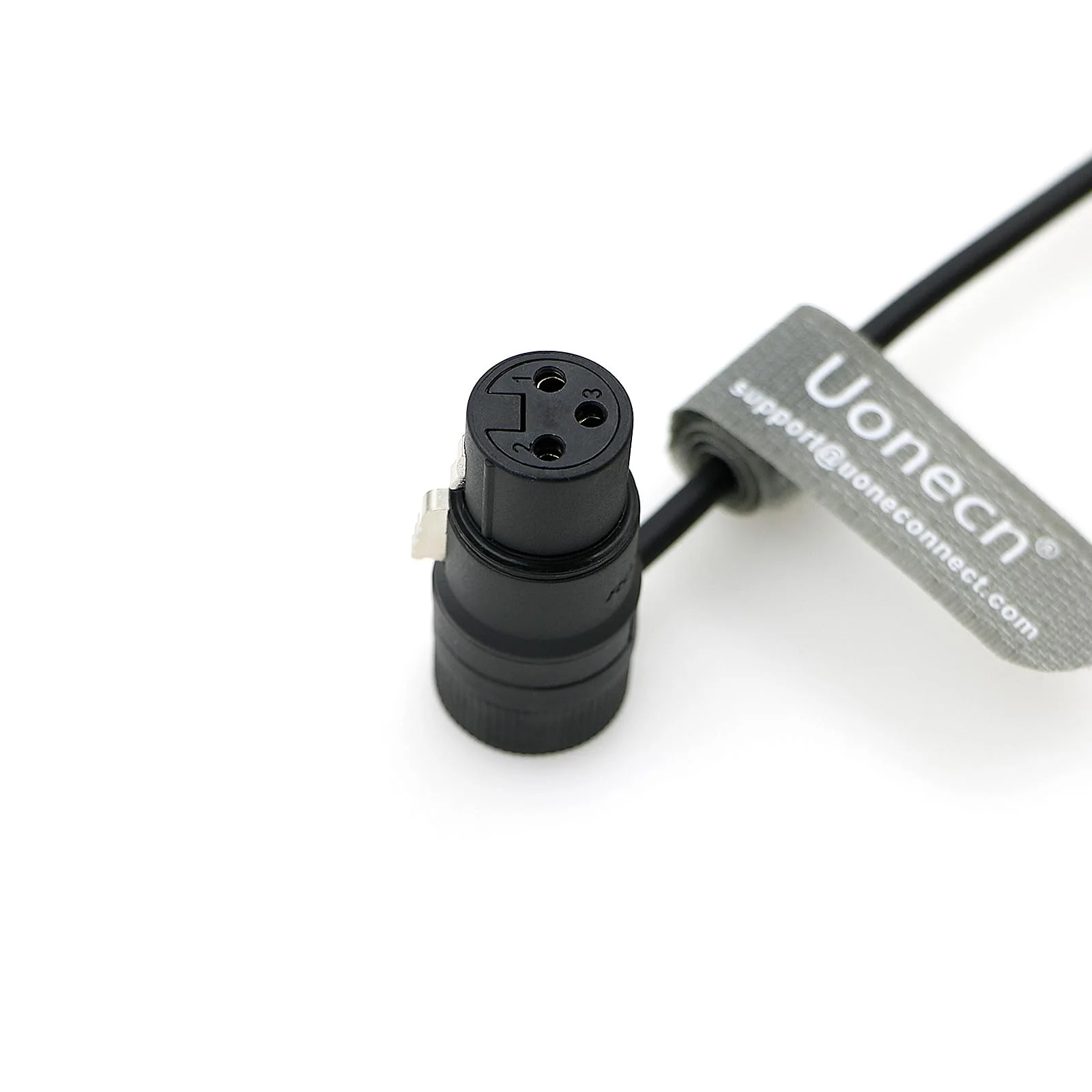 Uonecn Rotatable Audio Cable Low Profile 3 Pin XLR Male to Female Cable for Microphone, Camera, Mixer, Recorder 45 cm Rotatable XLR 100° 45cm/18inch - Image 7