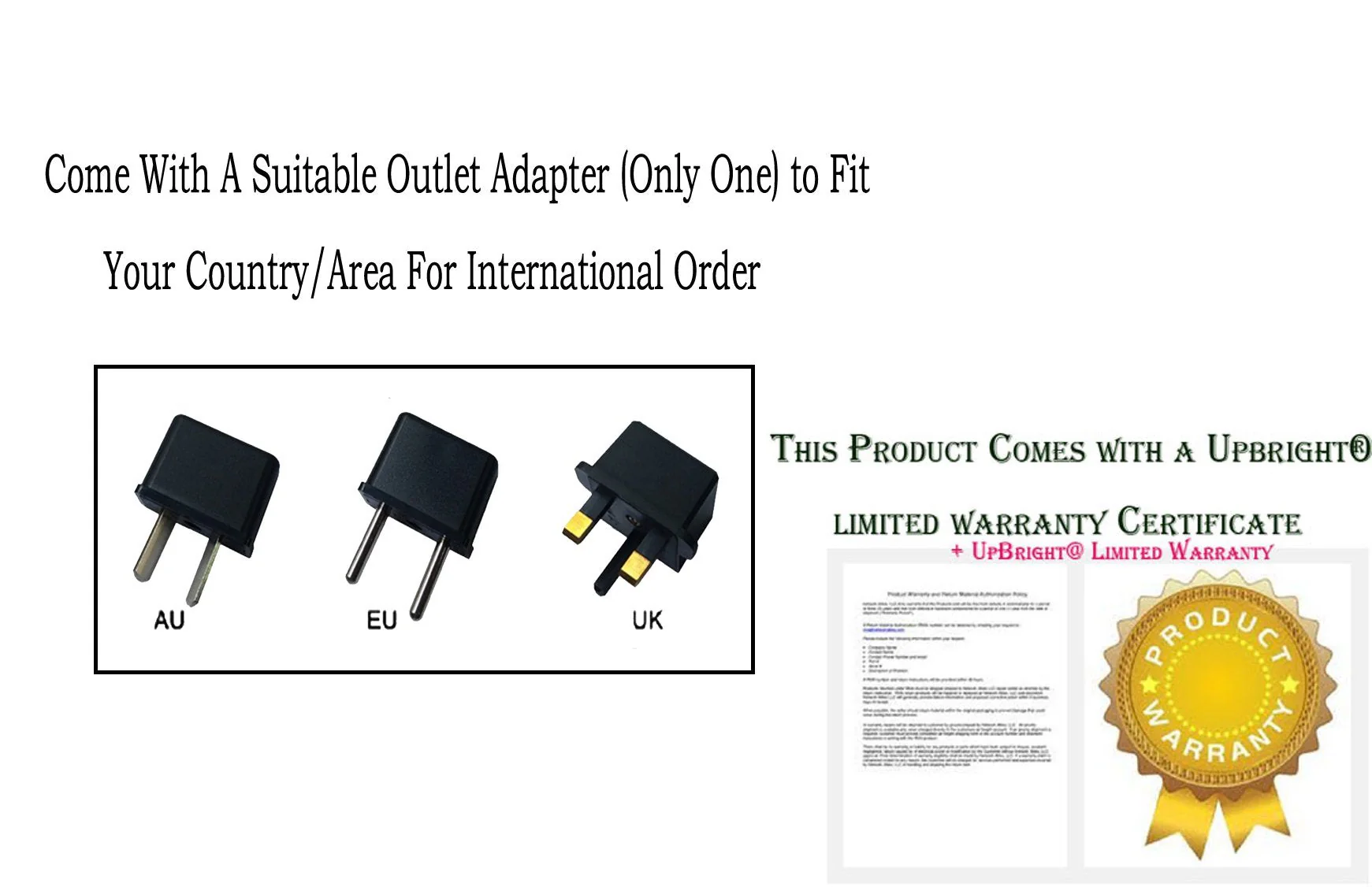 UpBright 9V AC/DC Adapter Compatible with Alesis Melody 61 MKII Melody61 61MKII 61-Key Portable Music Keyboard Digital Piano 9VDC 0.5A 1A 9.0V 500mA DC9V 1.0A 9 V 500 mA Power Supply Cord Charger PSU - Image 5