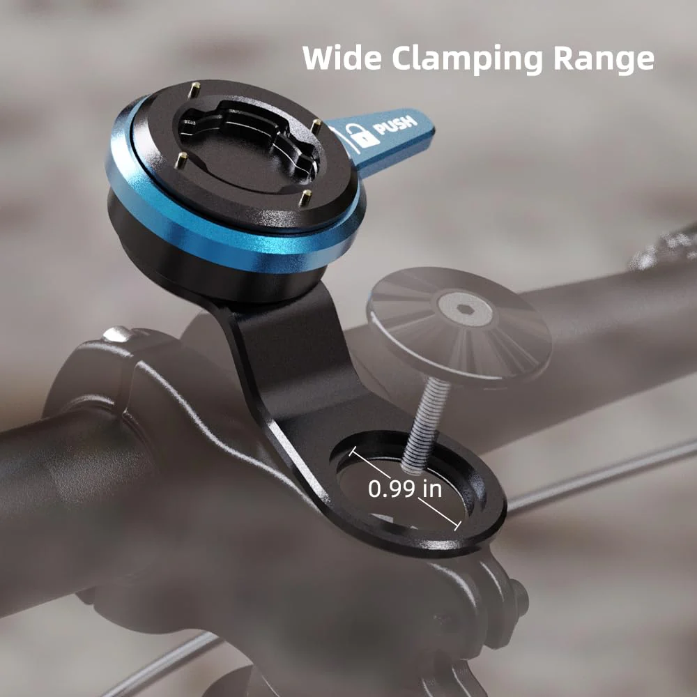 Upgrade Bike Phone Mount, Magnetic Cell Phone Clip for Bicycle/Scooter Handlebar Compatible with iPhone 15/14/13 Pro Max, Samsung and More (Black&Blue-01) Black&Blue-01 - Image 5