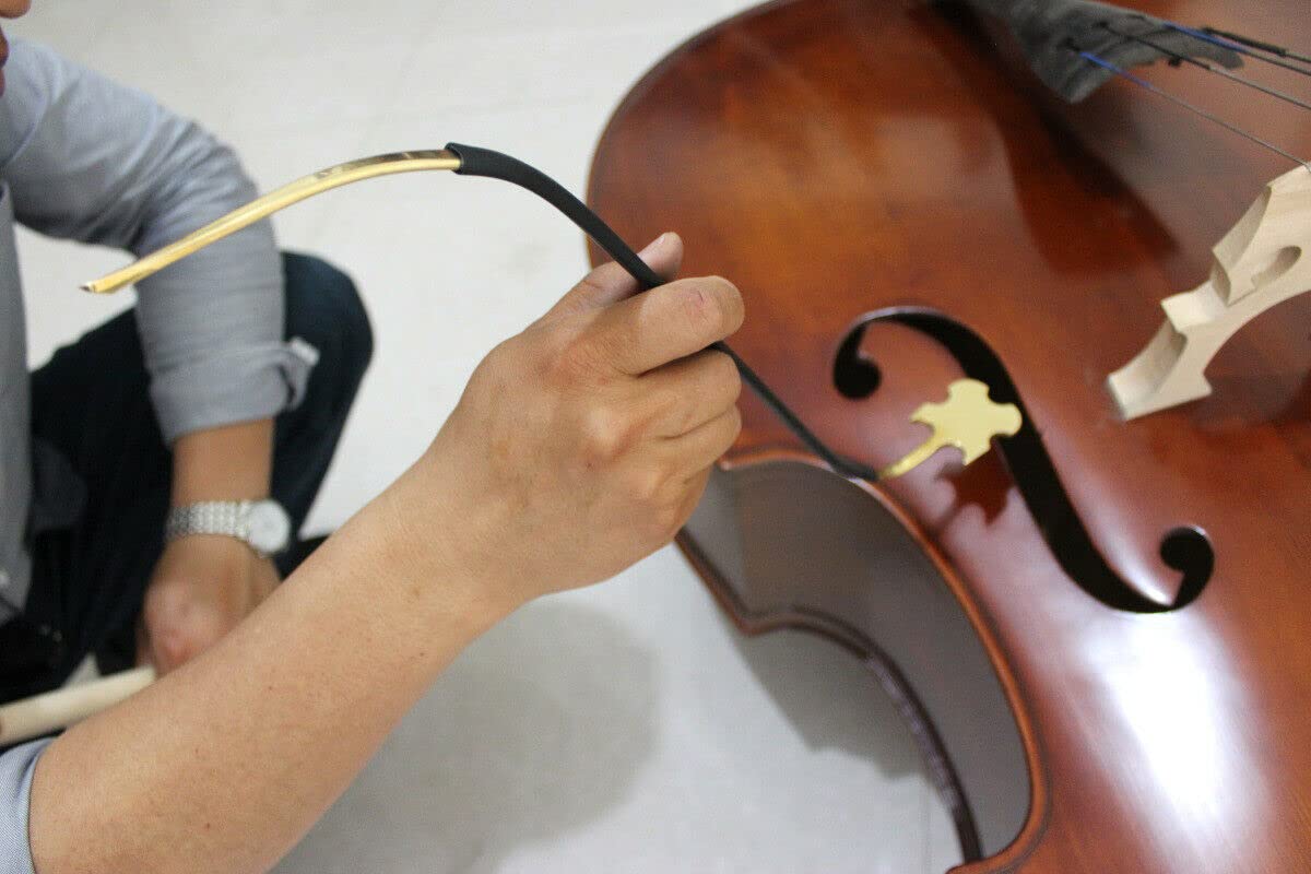 Upright Bass Tool Sound Post S setter Rubber grip and protector S Style Copper Brass set up bass soundpost - Image 2