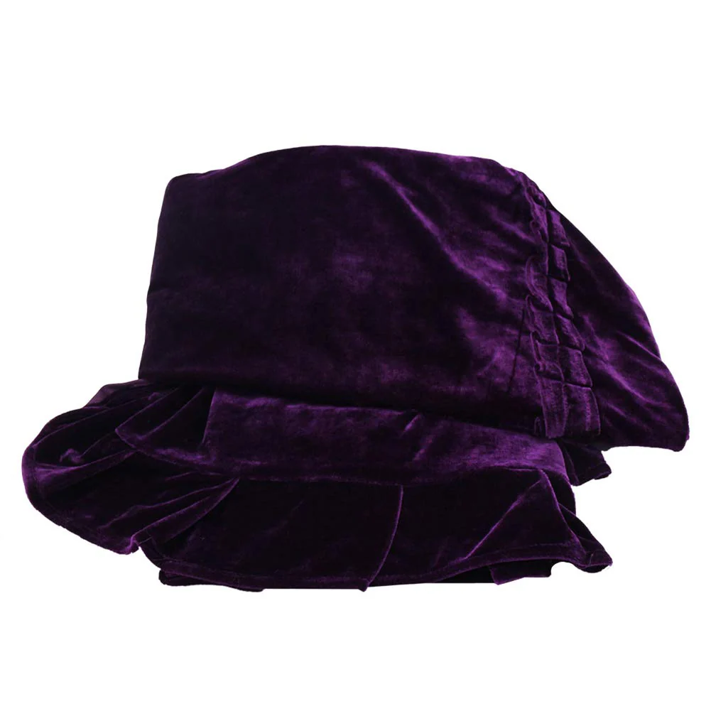 Upright Piano Cover, Colorfast Pleuche Full Piano Dust Proof Decorated Cover(Purple) - Image 9