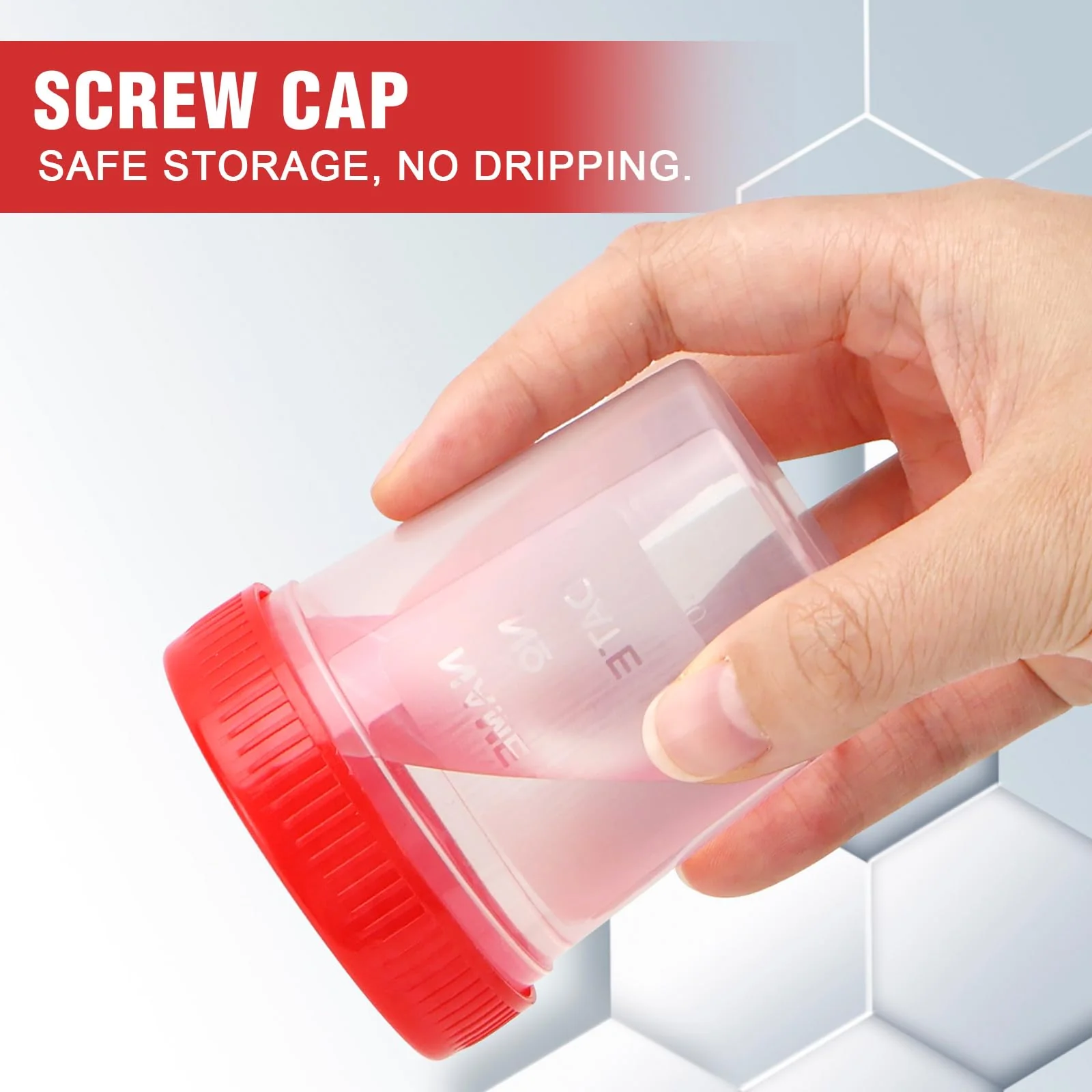 Urine Cup with Screw Lid, 25 Pieces 120 ml Sample Cups, Urine Sample Cup, Sample Container, Urine Container for Crafts, Medicine, Urine Samples - Image 4