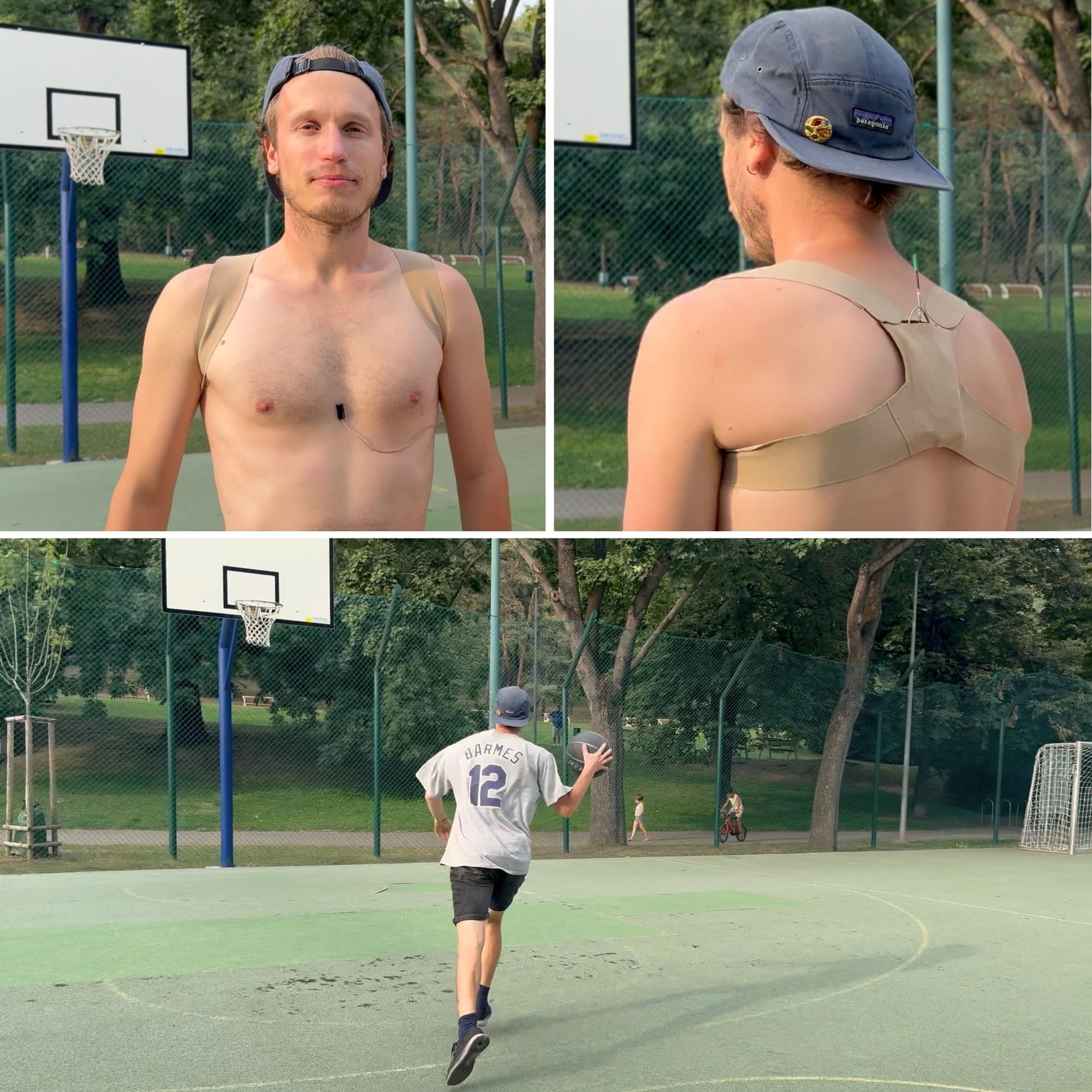 URSA Back Strap - Secure Microphone & IEM Pack Harness (Beige, Large) Beige - Image 7