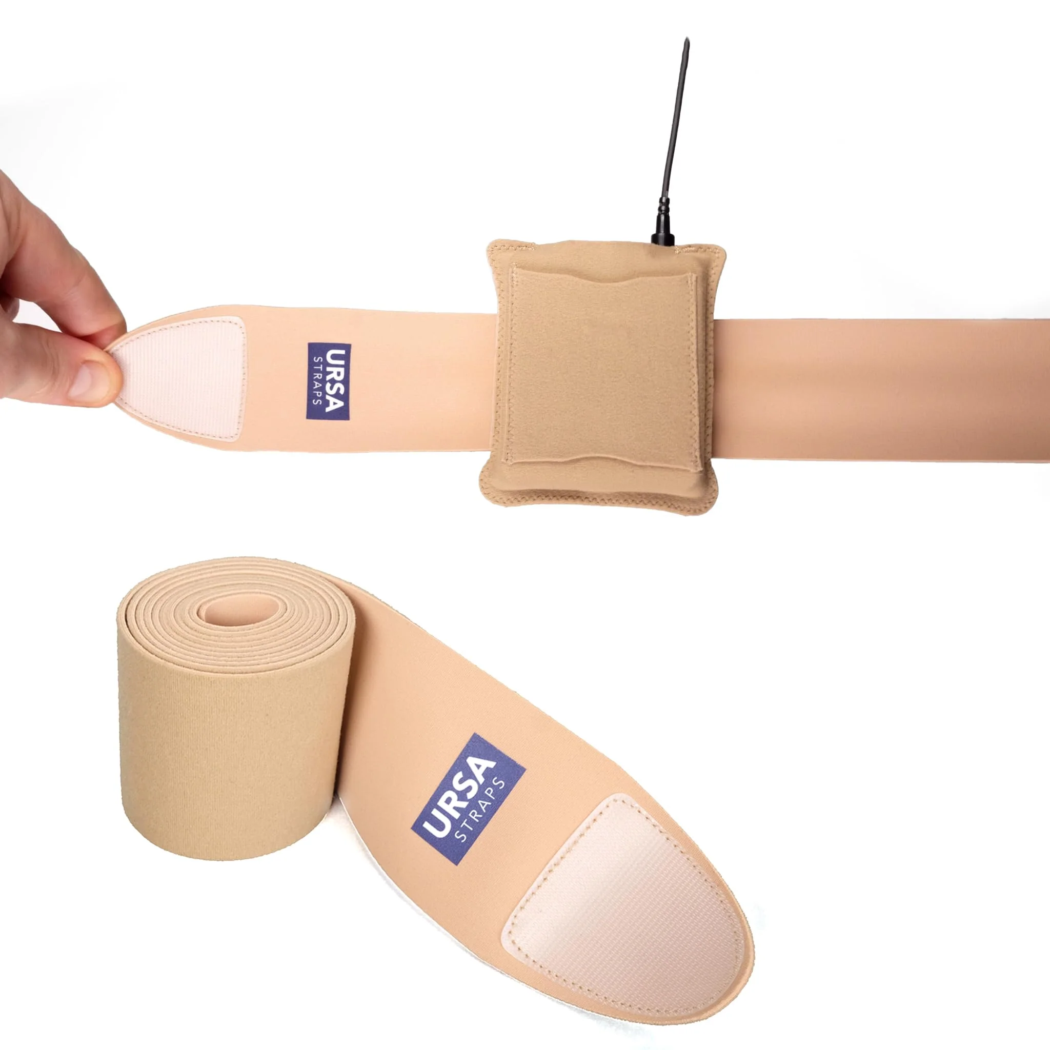 URSA Belt - Adjustable & Comfortable Waist Strap for Wireless Transmitters (Beige) Beige - Image 2