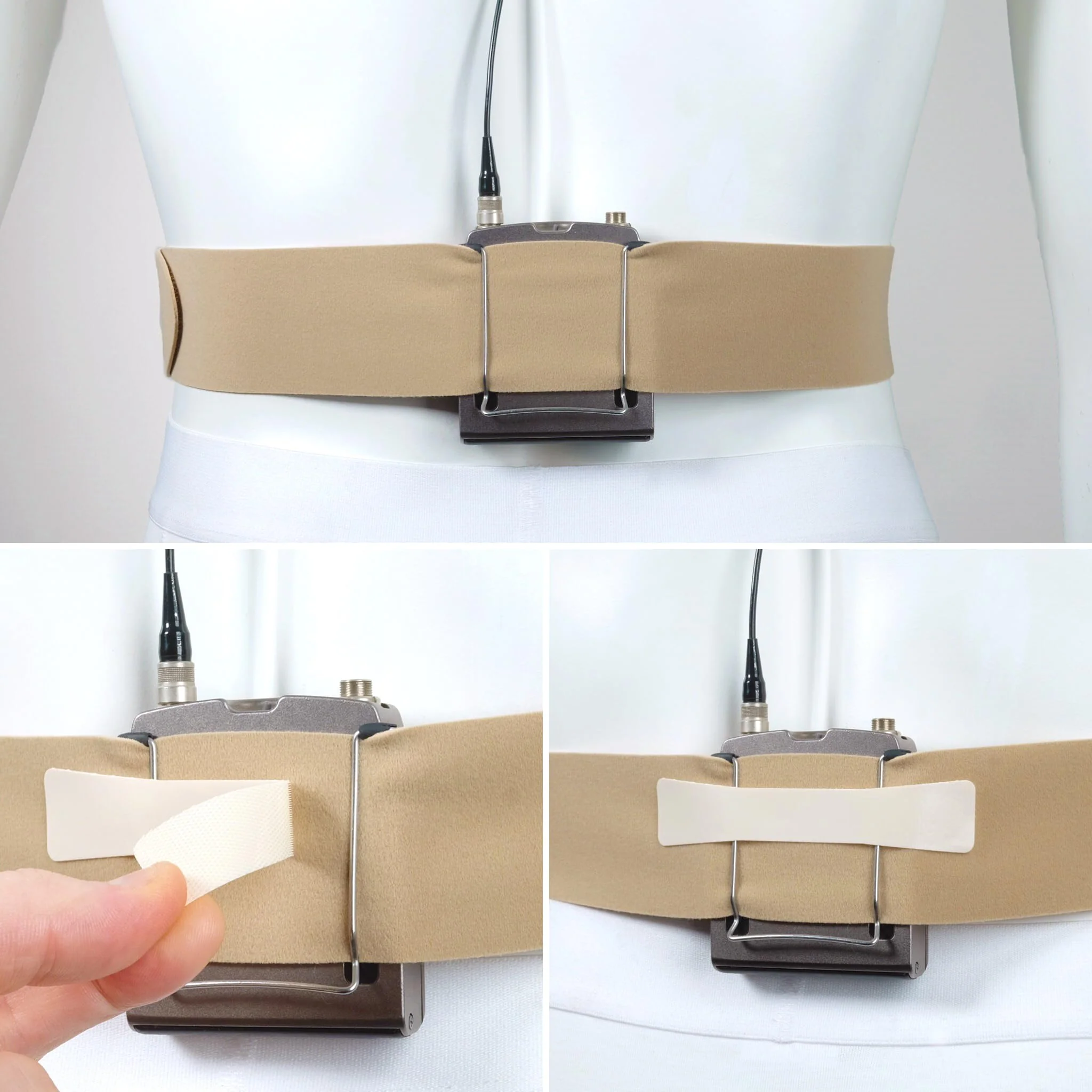 URSA Belt - Adjustable & Comfortable Waist Strap for Wireless Transmitters (Beige) Beige - Image 7