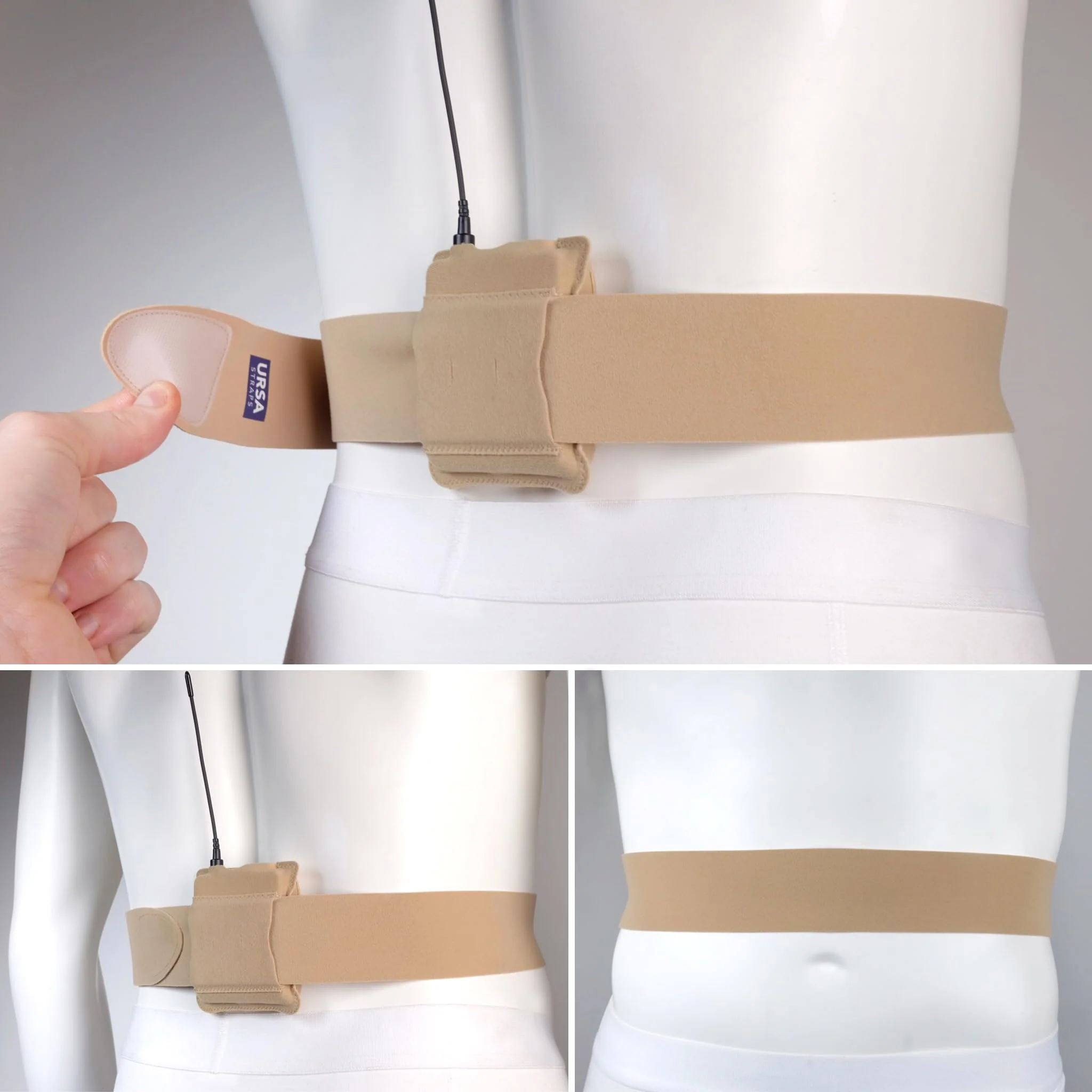 URSA Belt - Adjustable & Comfortable Waist Strap for Wireless Transmitters (Beige) Beige - Image 8