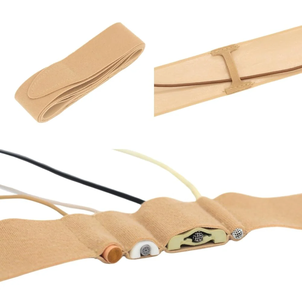 URSA Chest Straps: Low-Profile, Soft, Stretchy & Breathable Transmitter Straps for Location Sound, Theatre, Wedding Shoots & More (Beige) Beige - Image 2