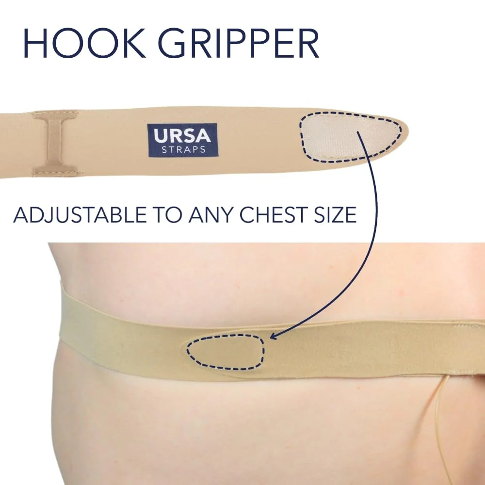 URSA Chest Straps: Low-Profile, Soft, Stretchy & Breathable Transmitter Straps for Location Sound, Theatre, Wedding Shoots & More (Beige) Beige - Image 9