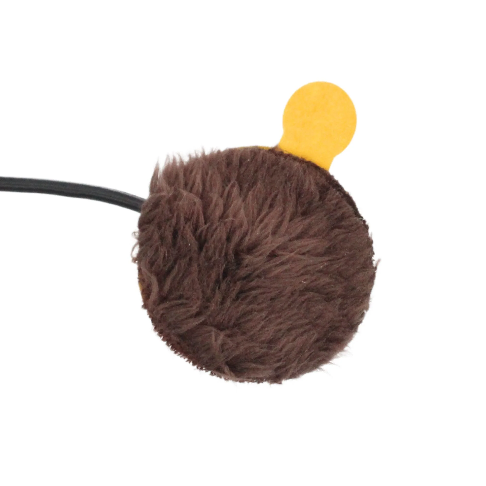 URSA Plush Circles - 5mm length short fur LAV covers. Reusable & Super Soft. 25mm Diameter (100x Circles, Brown) 100x Circles - Image 9